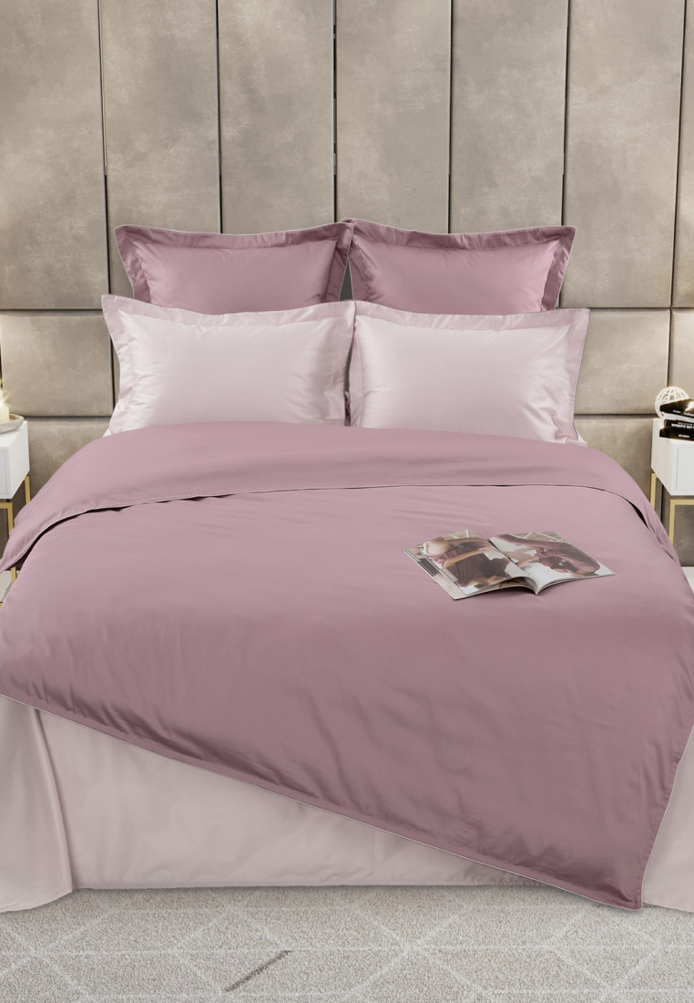 Постельное белье Евро Legends Пудровый аромат, цвет: розовый ...