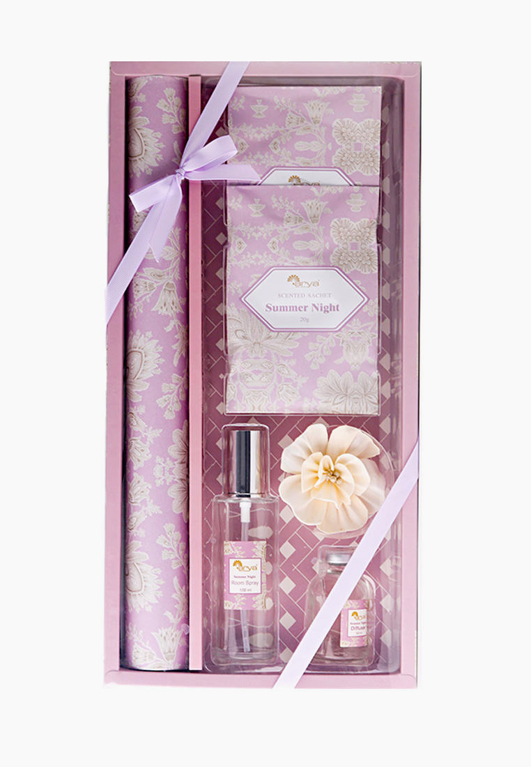 Аромадиффузор Arya home collection Summer Nihgt 200 мл, цвет: фиолетовый, M...