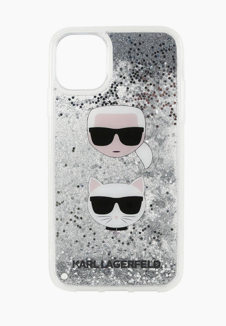 Чехол для iPhone Karl Lagerfeld 11 Liquid glitter Karl and Choupette ...