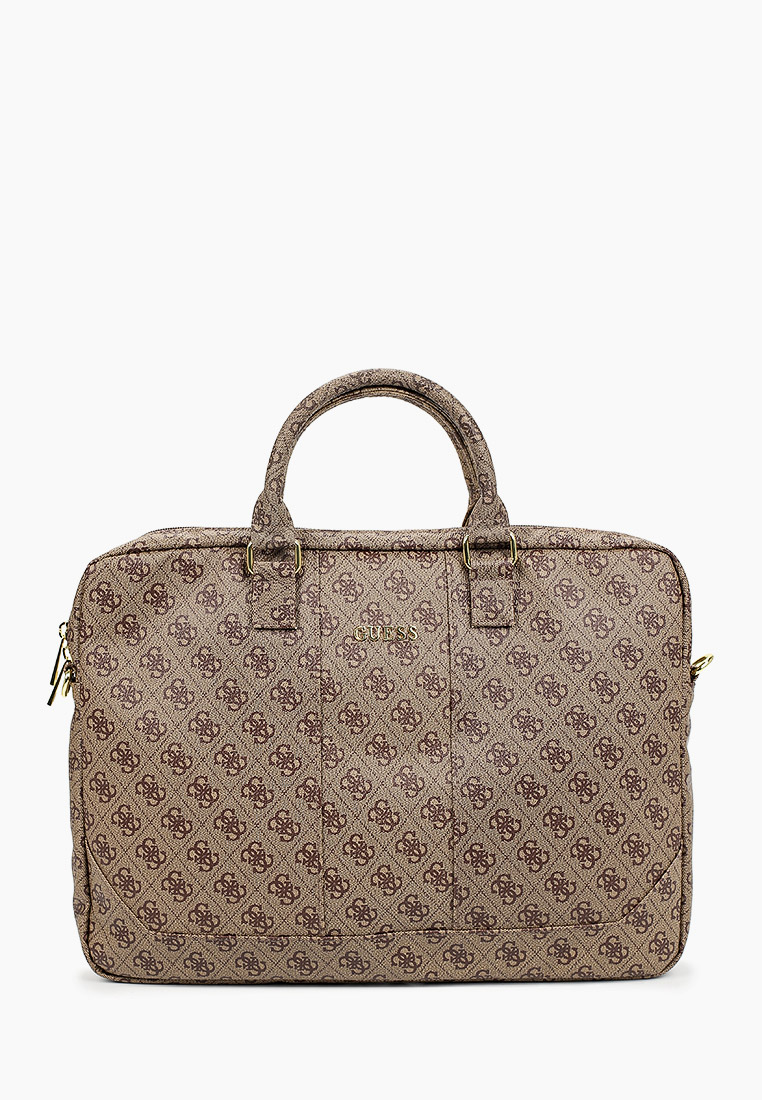 Сумка Guess для ноутбука 15" 4G, Uptown Bag PU Brown, цвет: коричневый, MP002XU03NSP — купить в интернет-магазине Lamoda