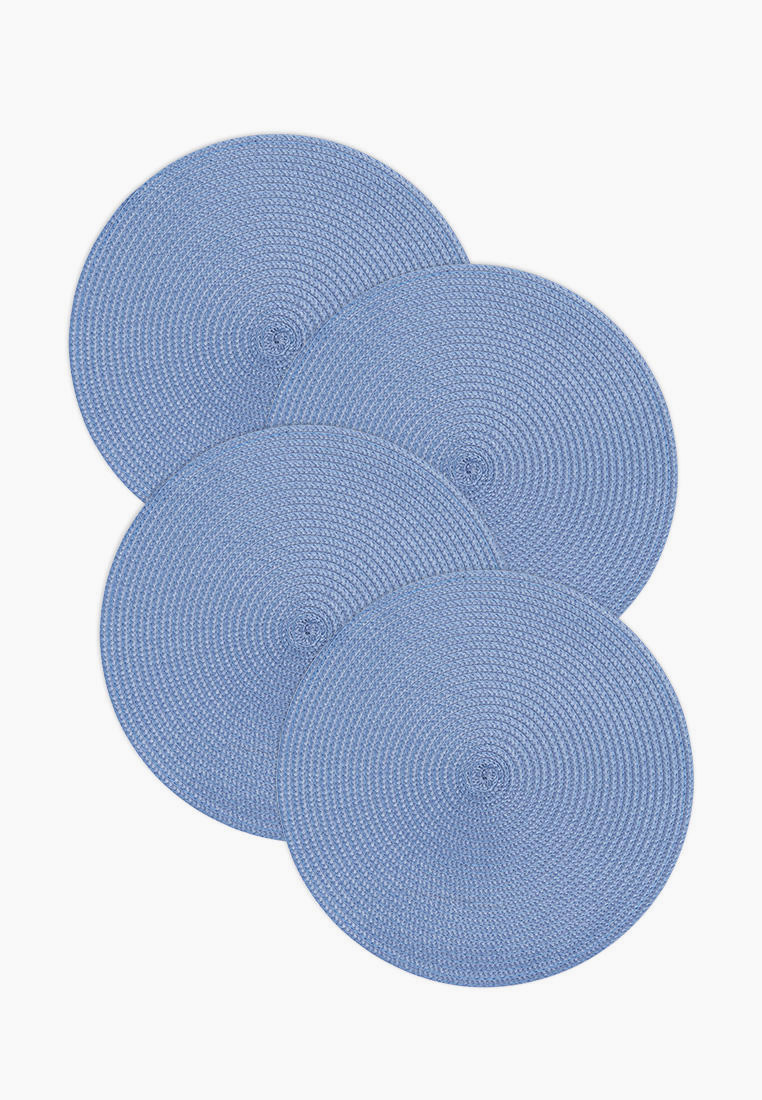 Плейсматы 4 шт. DeNastia 32х32 см, цвет: синий, MP002XU03ZTY — купить в ...