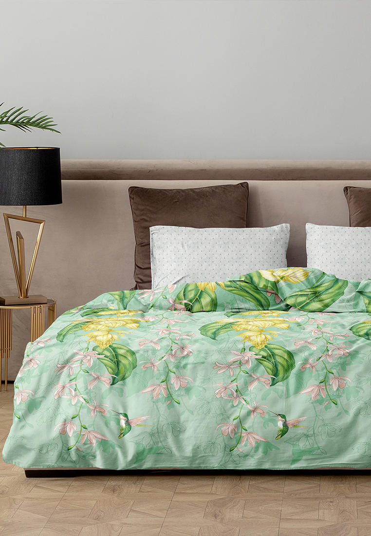 Постельное белье 2-спальное Mia Cara Ла-Пас, цвет: зеленый ...