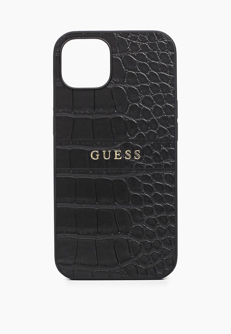 "Guess""ЧехолдляiPhone""13,PUCrocowithmetallogoBlack"