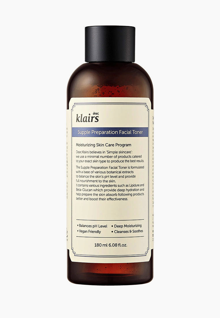 Тонер для лица Dear, Klairs Supple Preparation Facial Toner, 180 ml ...