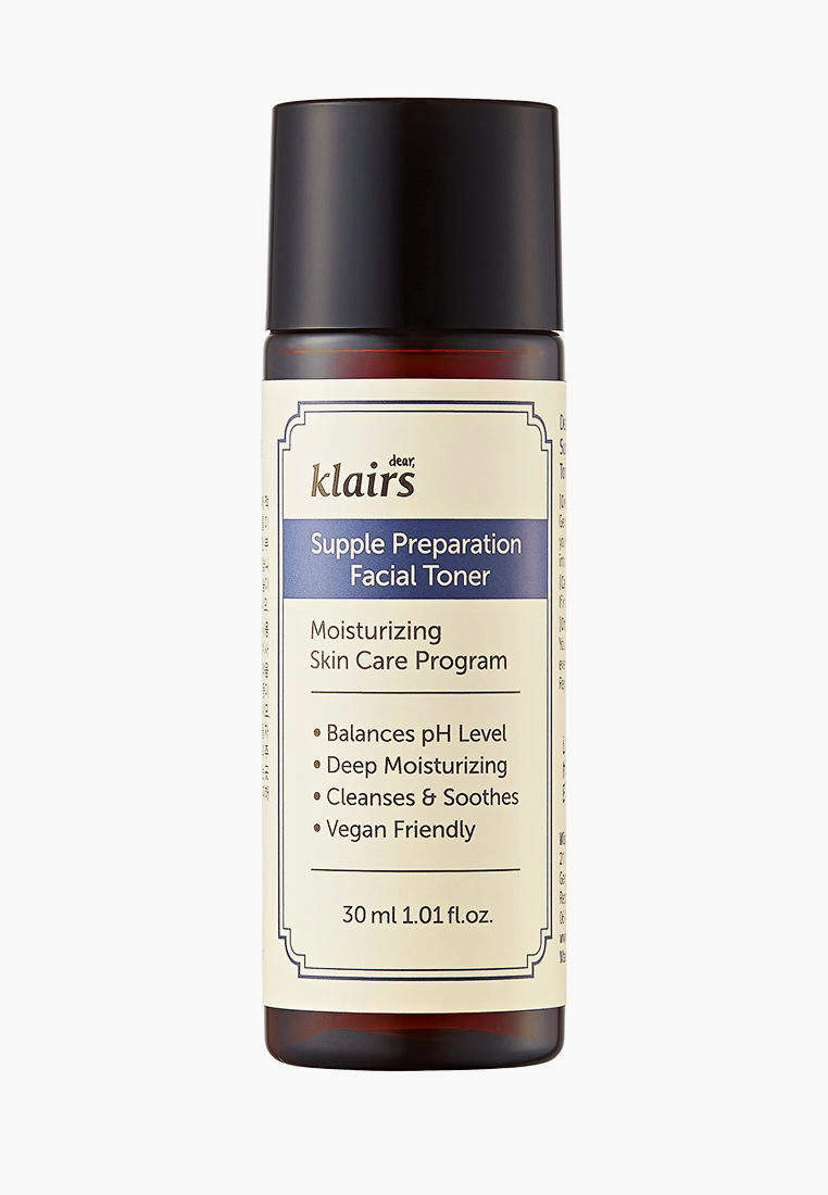 Тонер для лица Dear, Klairs Supple Preparation Facial Toner, 30 ml ...