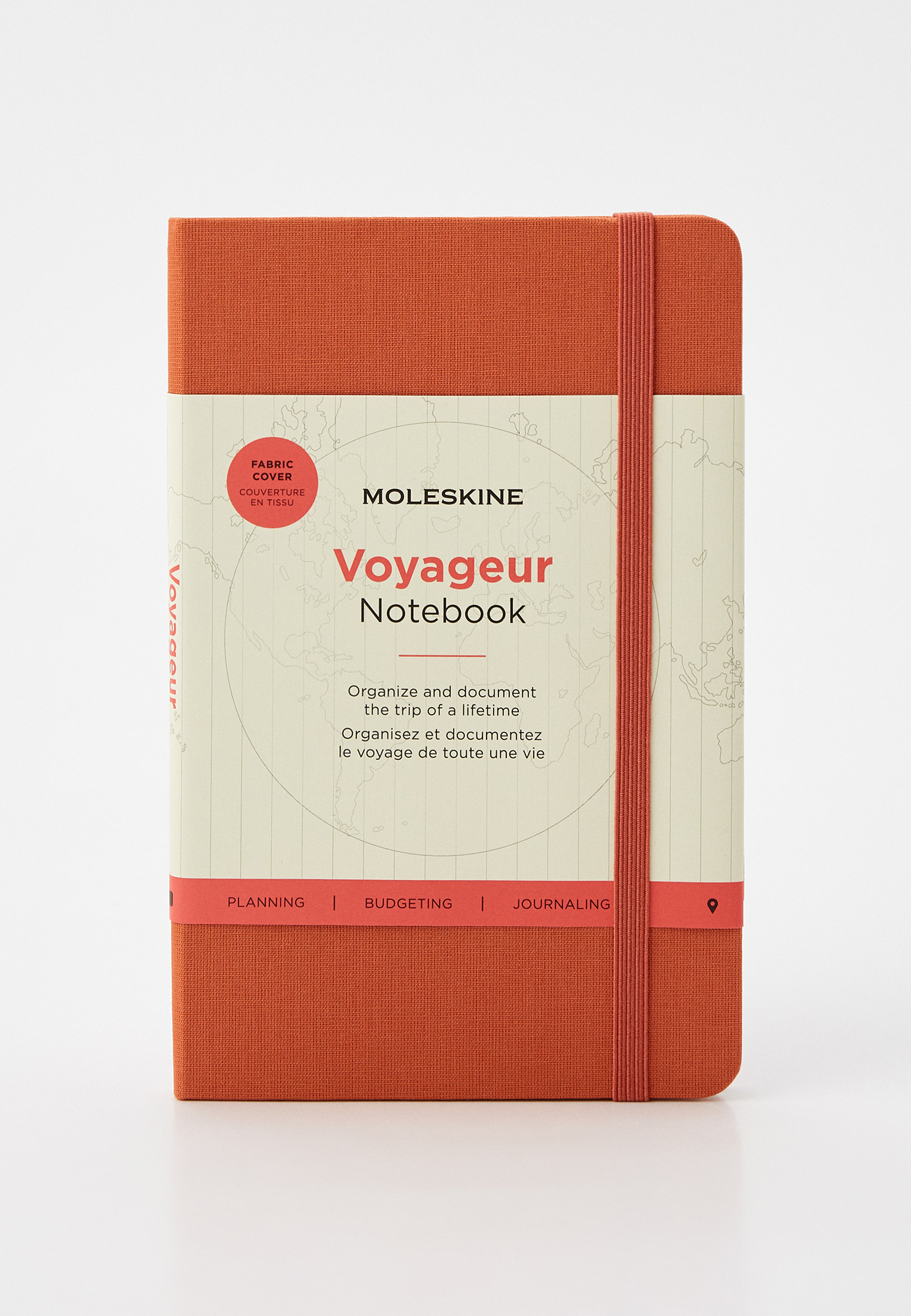 Блокнот Moleskine VOYAGEUR, цвет оранжевый, MP002XU04UOC — купить в