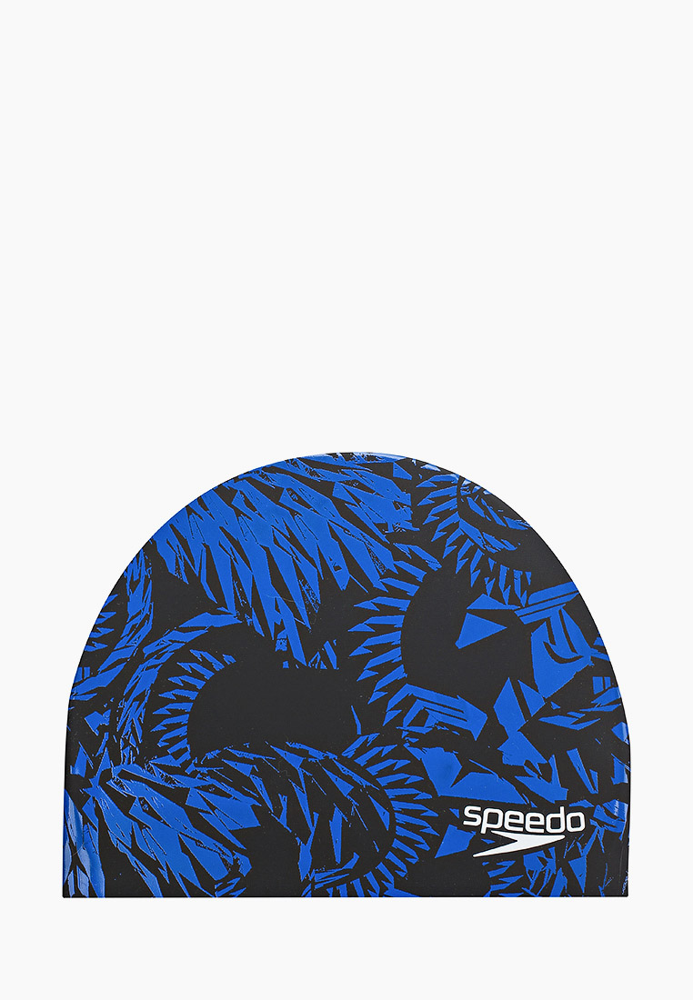 Шапочка для плавания Speedo PRINTED SILICONE CAP, цвет: синий ...