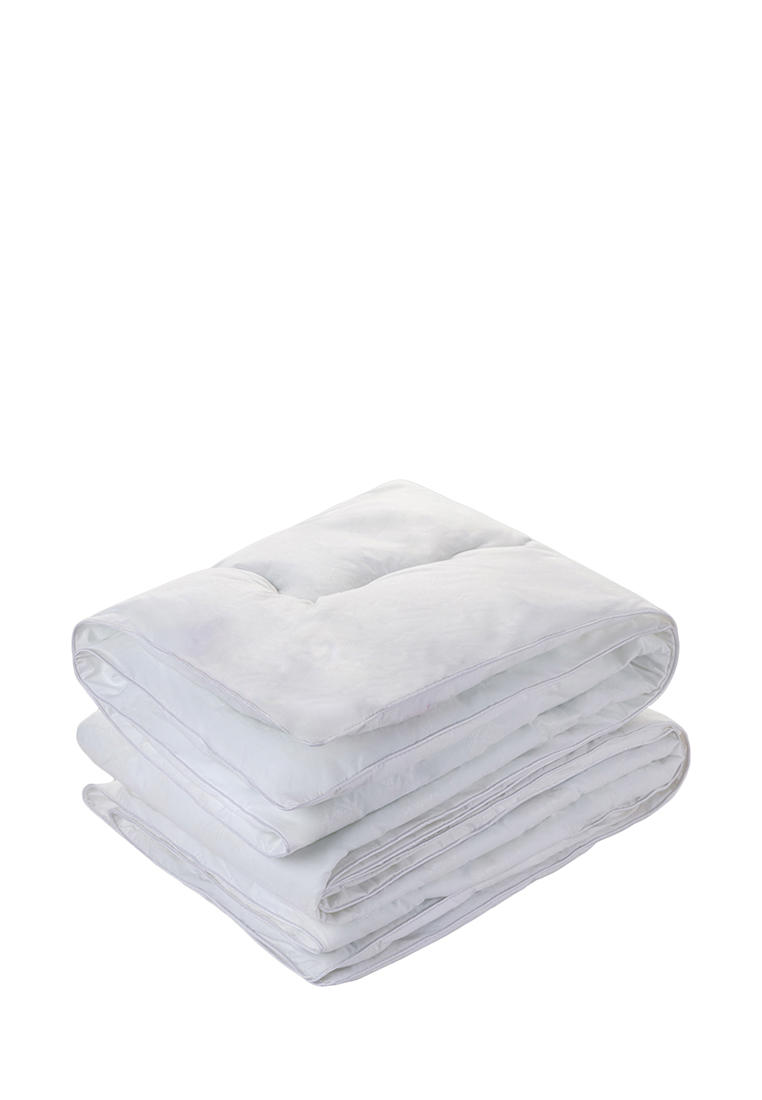 Одеяло 1,5-спальное Loveme Лебяжий пух, 140х205, цвет: белый .