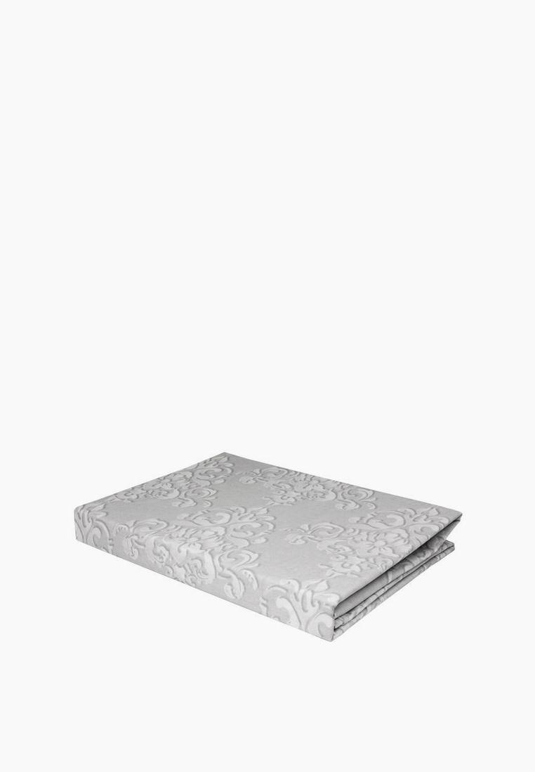 Простыня 2-спальная БегАл на резинке 200х160 перкаль, цвет: серый ...