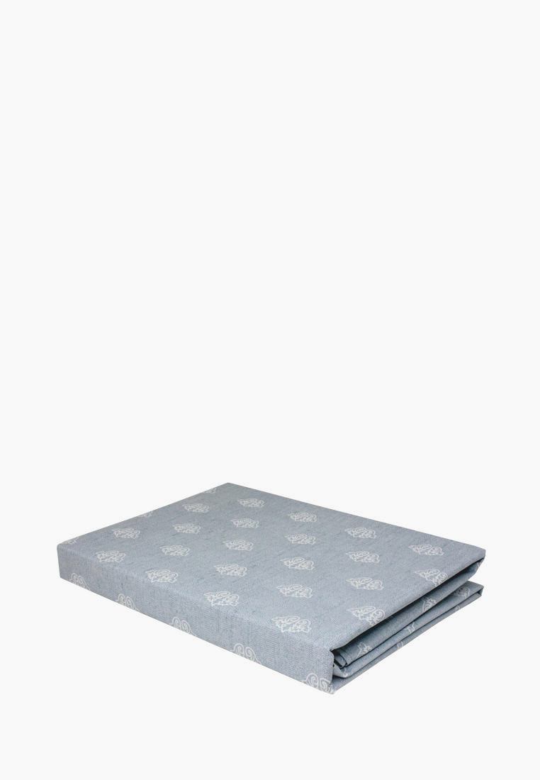 Простыня 2-спальная БегАл на резинке 200х160 перкаль, цвет: серый ...