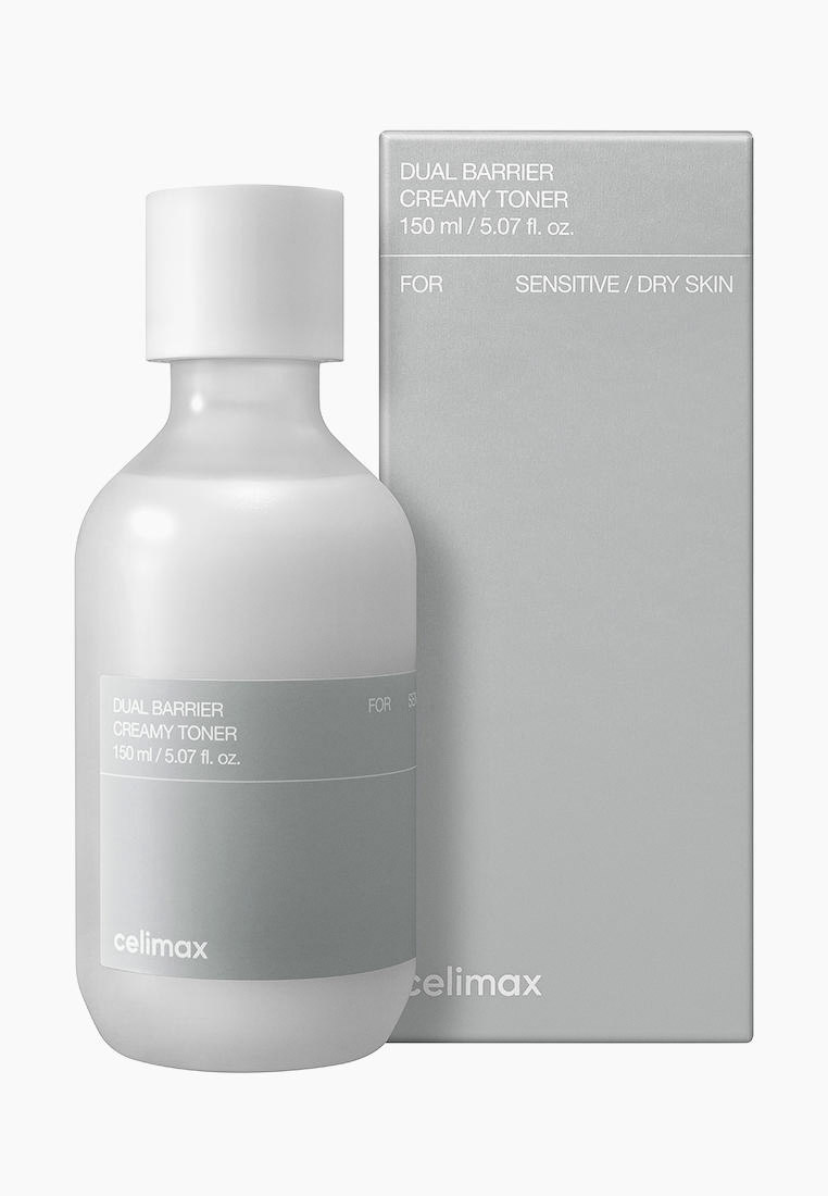 Тонер для лица Celimax Dual Barrier Creamy Toner, 150 мл, цвет ...
