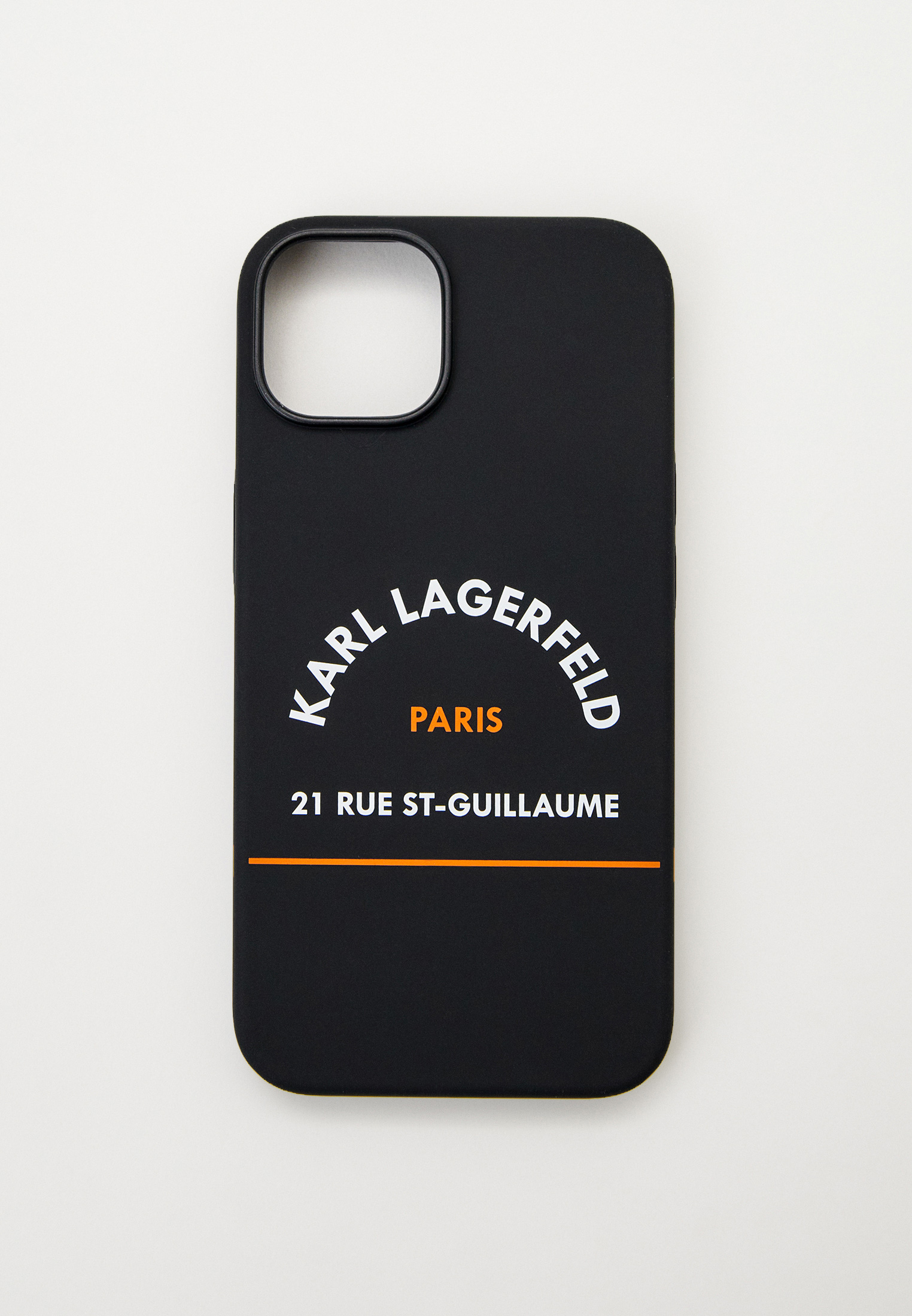 Чехол для iPhone Karl Lagerfeld 14 с MagSafe, цвет: черный ...