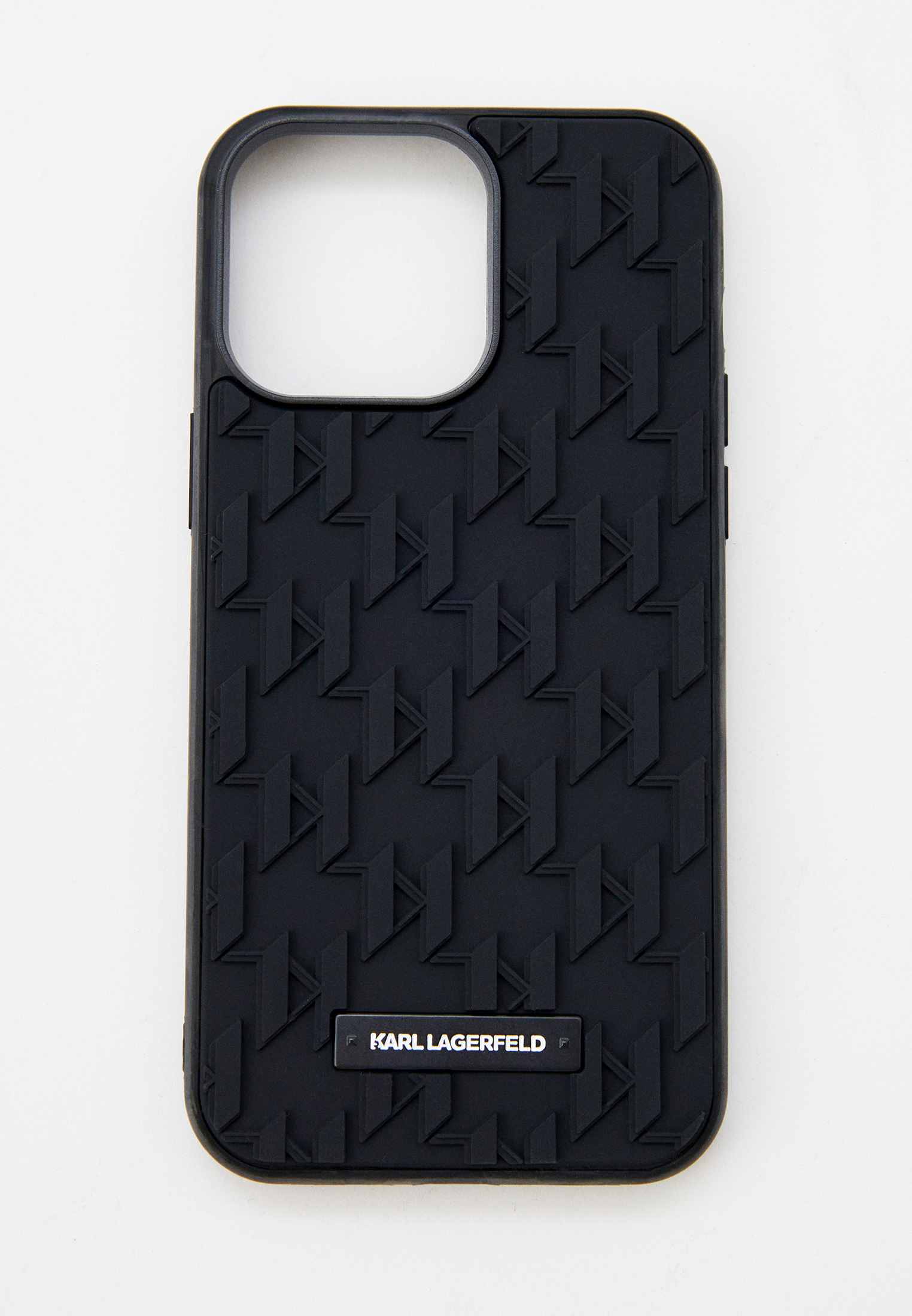 Чехол для iPhone Karl Lagerfeld 14 Pro Max с 3D принтом, цвет: черный ...