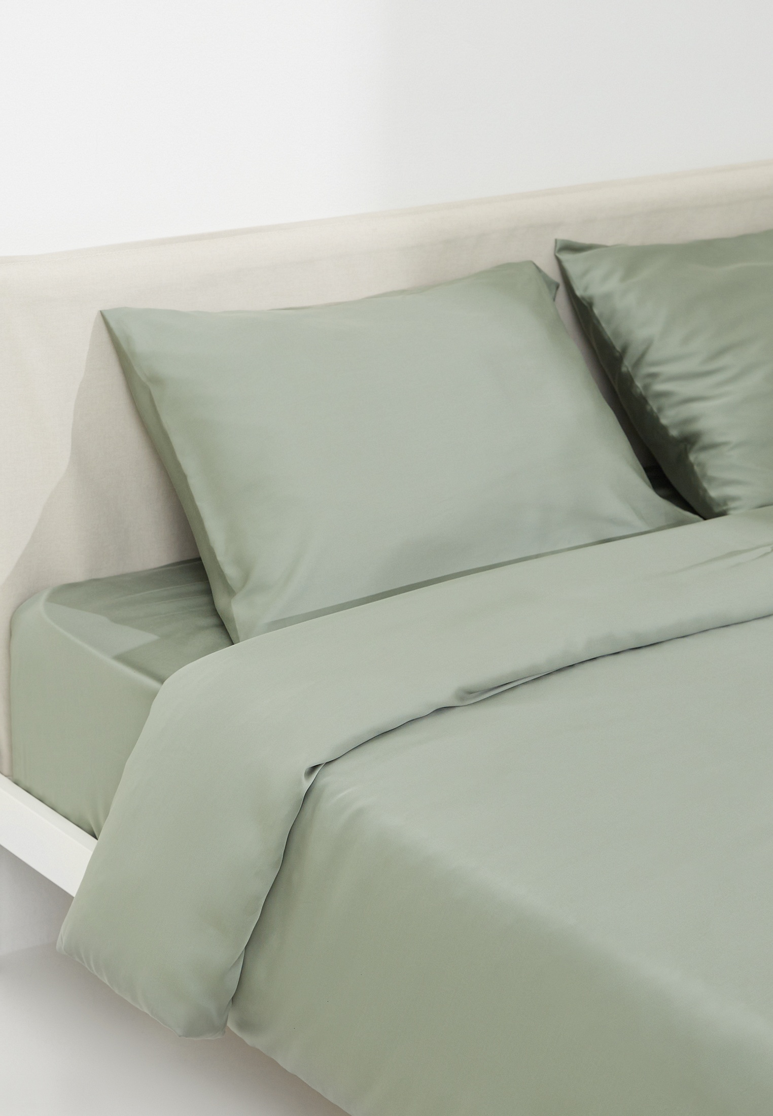Постельное белье 1,5-спальное Goodnight Essential, цвет: зеленый ...