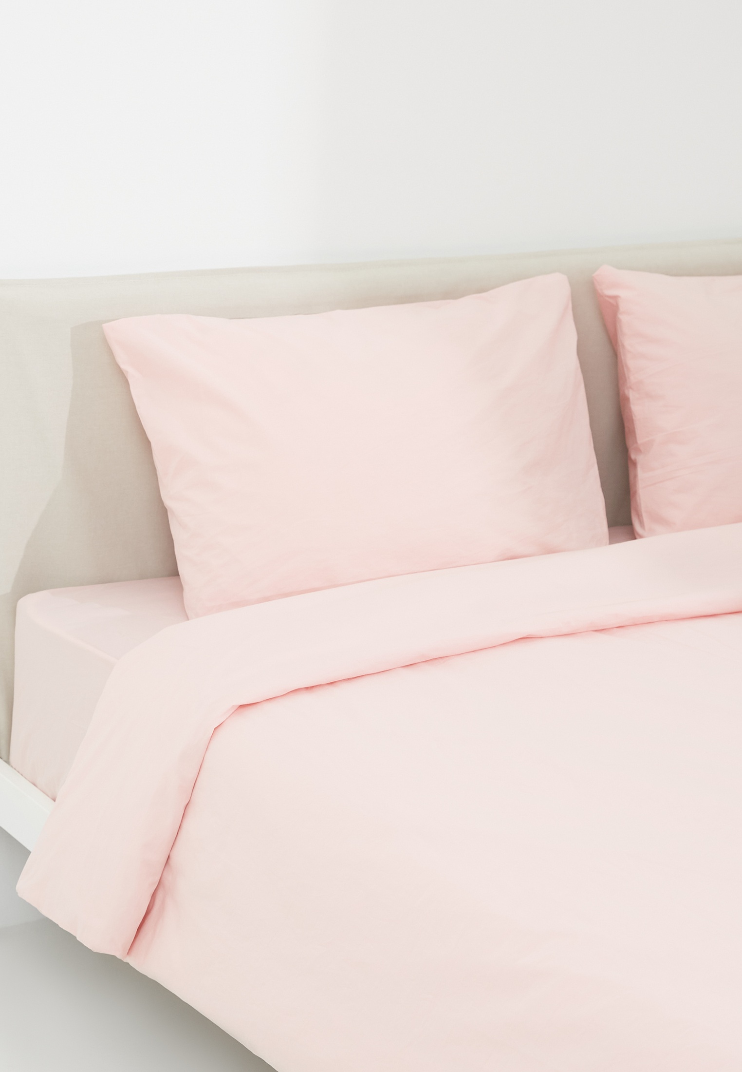 Постельное белье Евро Goodnight Wash Cotton, цвет: розовый ...