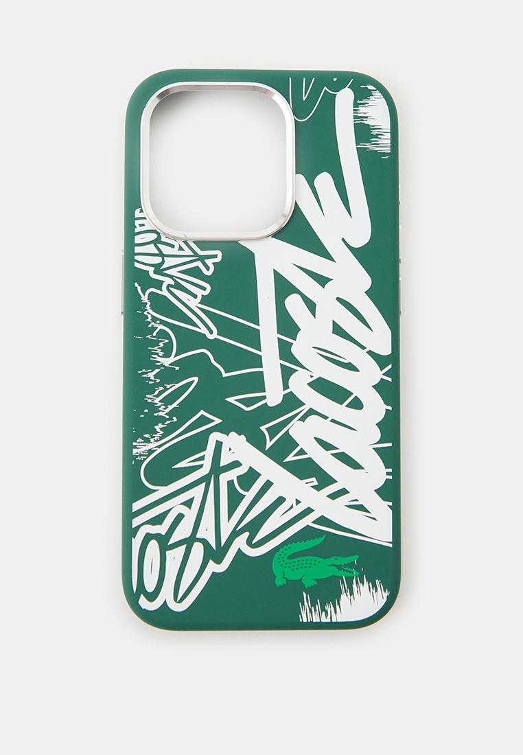 LacosteЧехолдляiPhone15Pro,силиконовыйLiquidsilicone