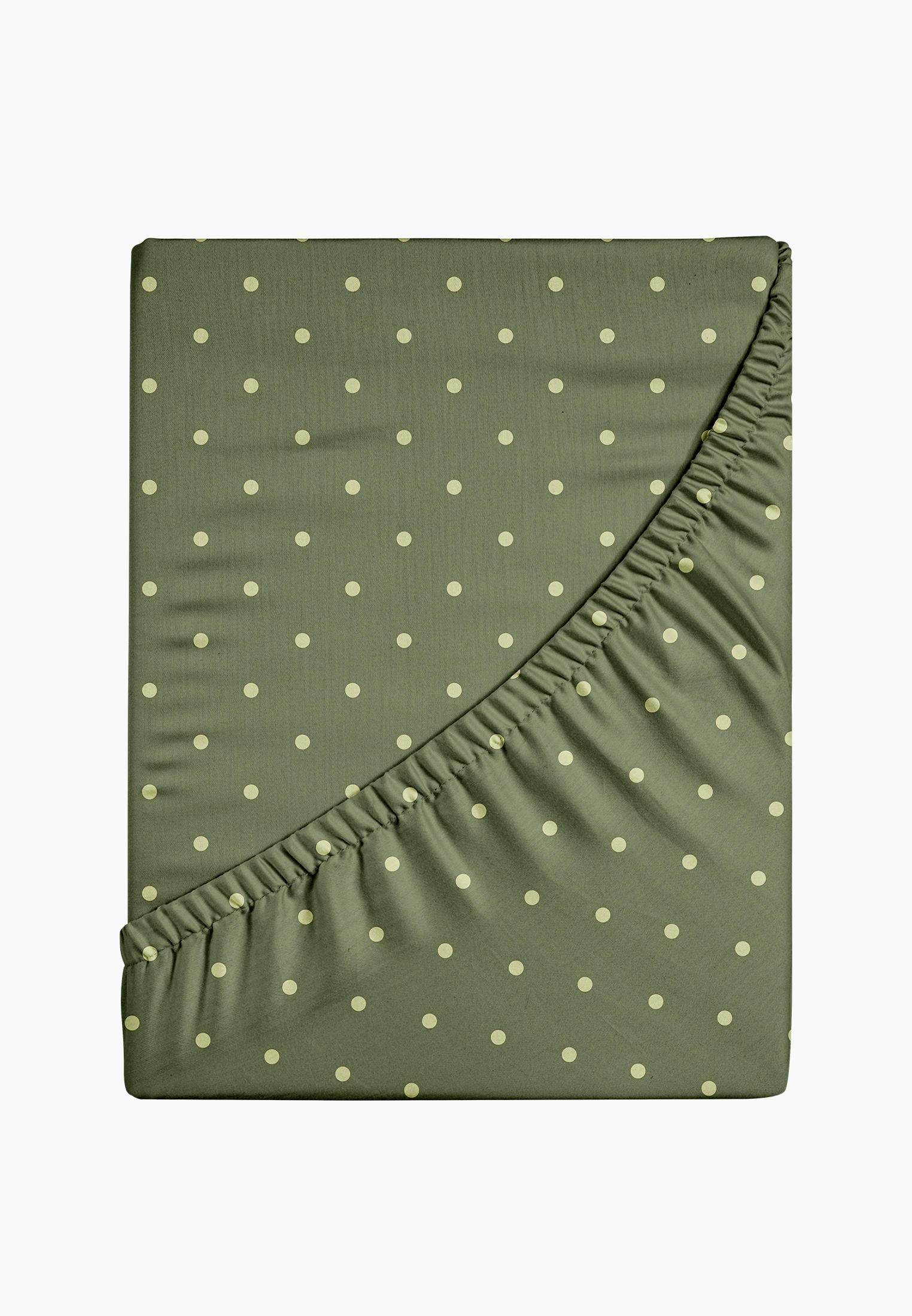 Простыня 1,5-спальная Mia Cara 160х200х25 Lovely Dark Green, цвет ...