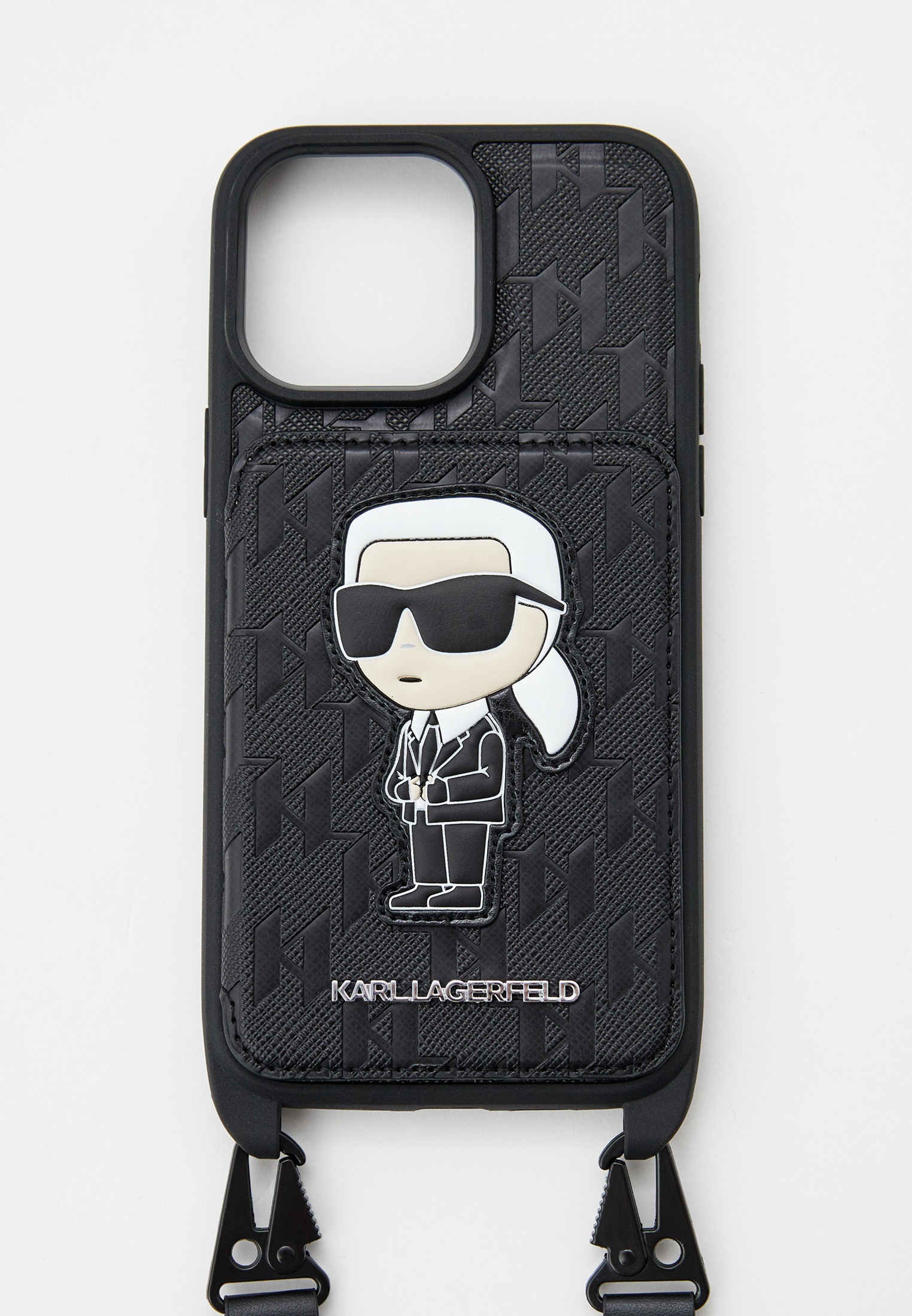 Чехол для iPhone Karl Lagerfeld 14 Pro Max, кросс-боди с кардслотом ...