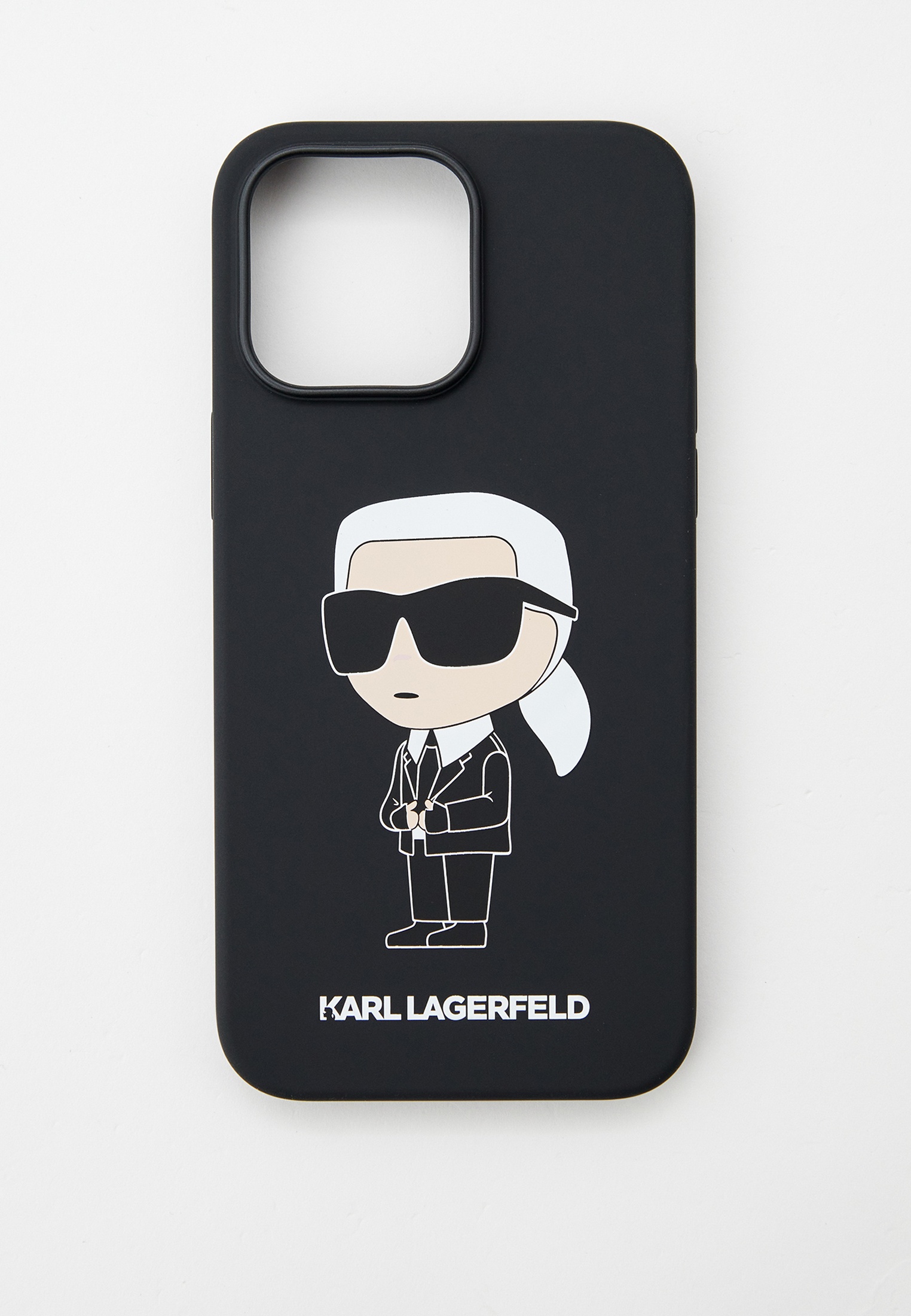 Чехол для iPhone Karl Lagerfeld 14 Pro Max, с MagSafe, цвет: черный ...