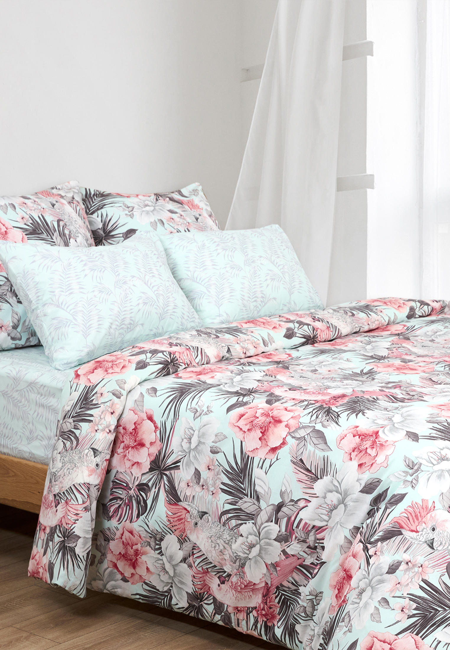 Постельное белье 2-спальное Cozy Home Isola, цвет: голубой ...
