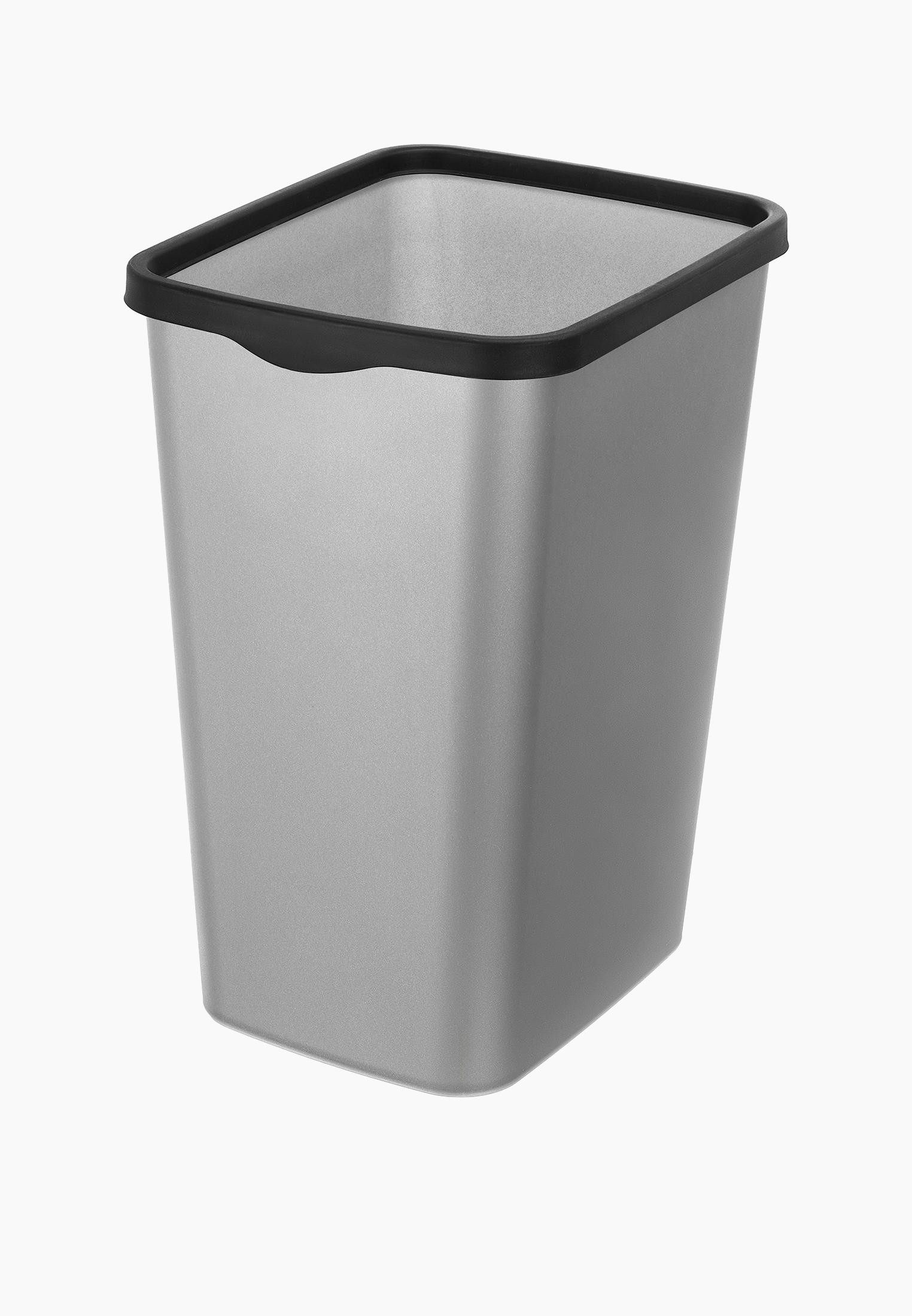 Контейнер для мусора Elcasa с фиксатором 9 л, цвет: серый, MP002XU0D5UP ...