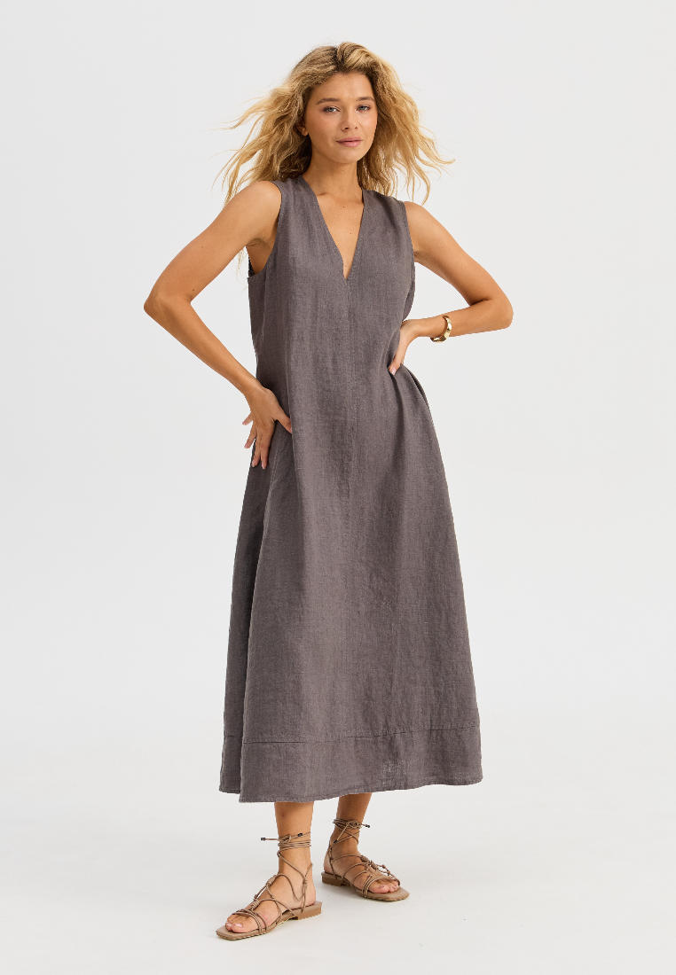 Сарафан Norveg LINEN, цвет: серый, MP002XW0055C — купить в интернет ...