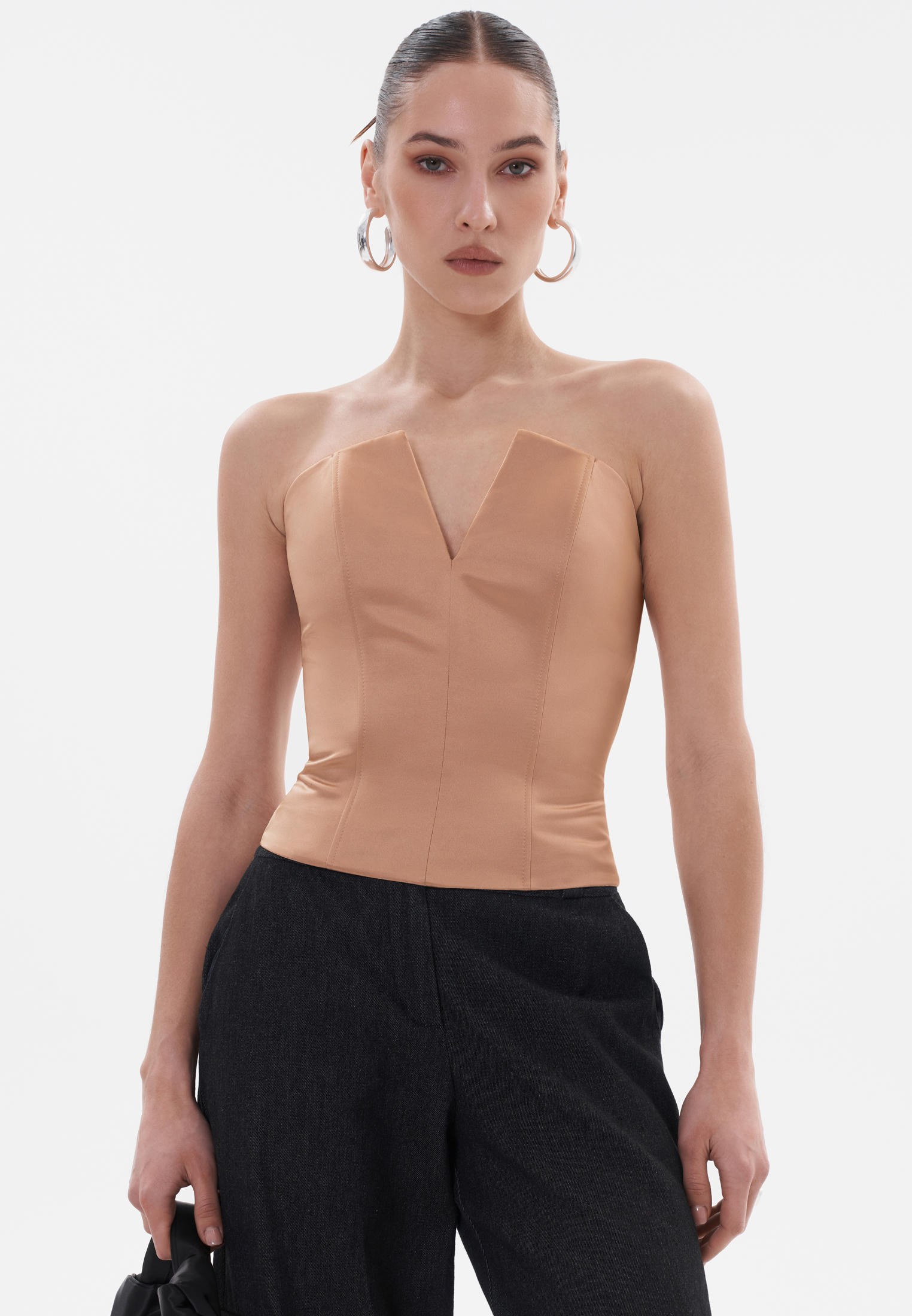 Корсет Top Top Exclusive online, цвет: бежевый, MP002XW00RA4 — купить в ...