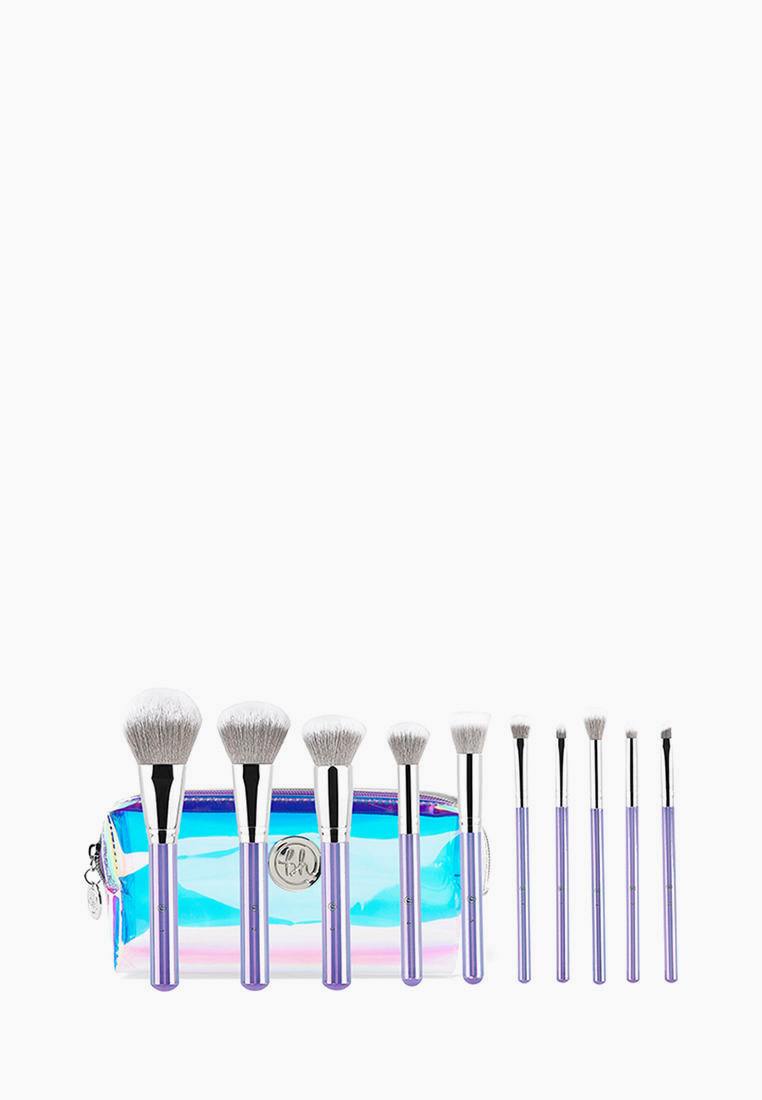 Набор кистей для макияжа BH Cosmetics Hello Holo 10 Piece Brush Set ...