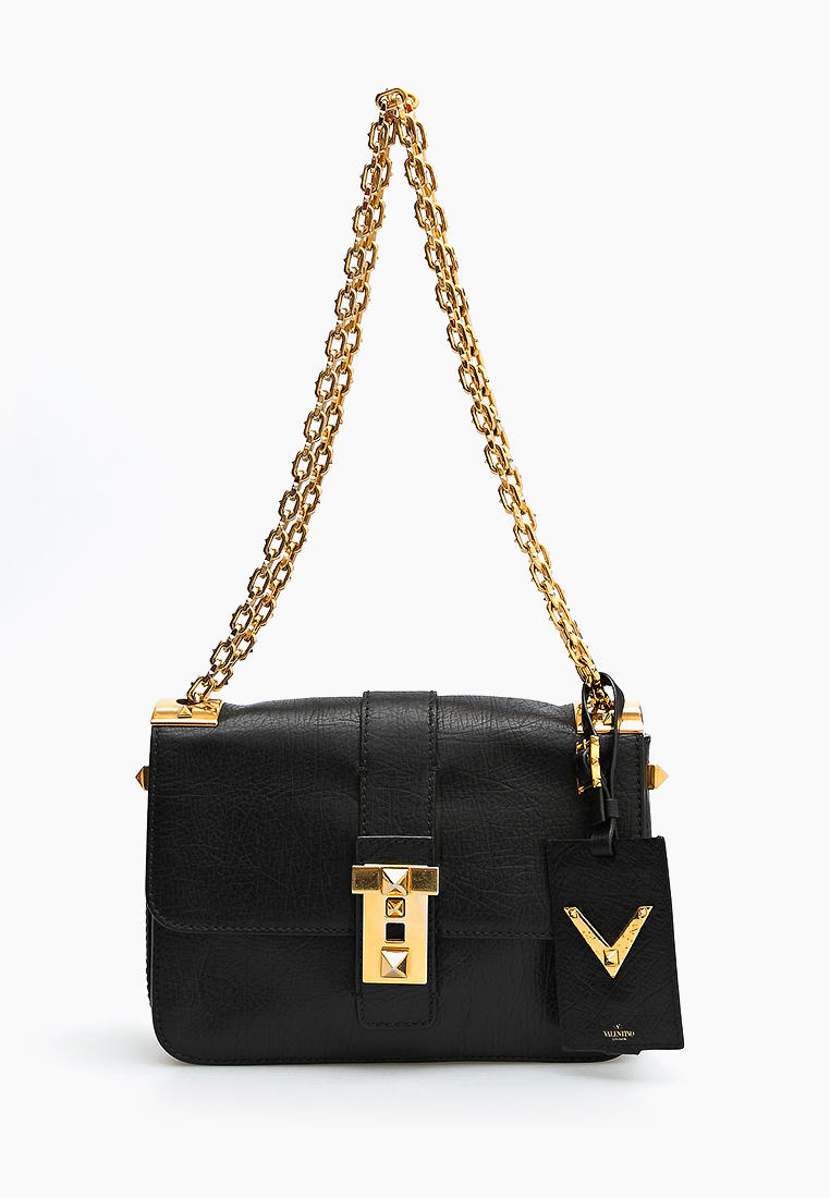 Сумка Valentino Resale BRockstud, цвет черный, MP002XW01K44 — купить