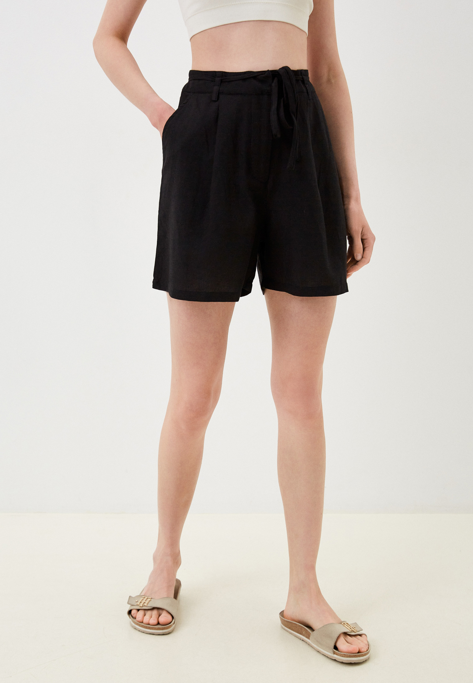 Шорты Sela, цвет: черный, MP002XW01KZP — купить в интернет-магазине Lamoda