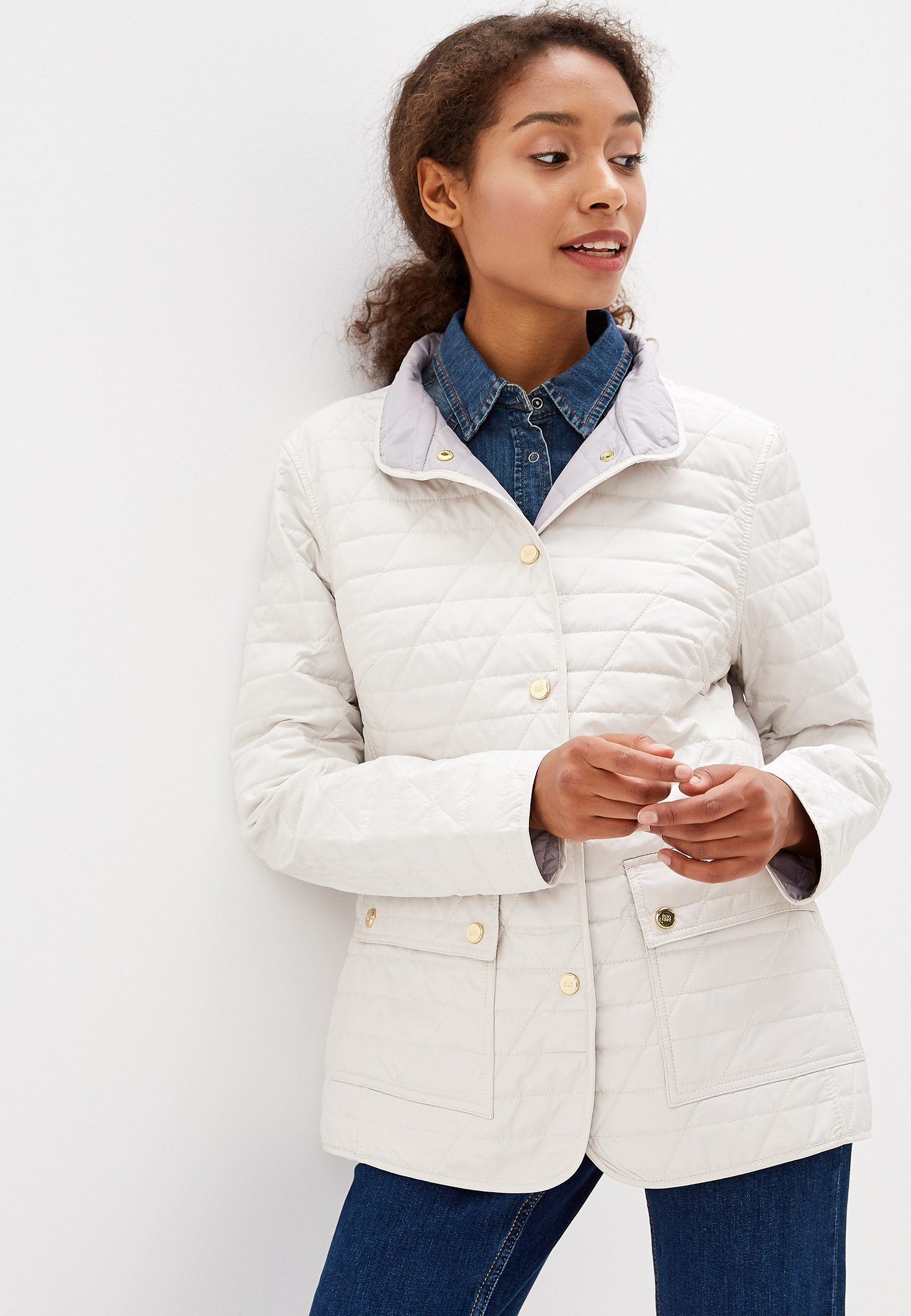 Куртка Dixi-Coat, цвет: белый, MP002XW01QBI — купить в интернет ...