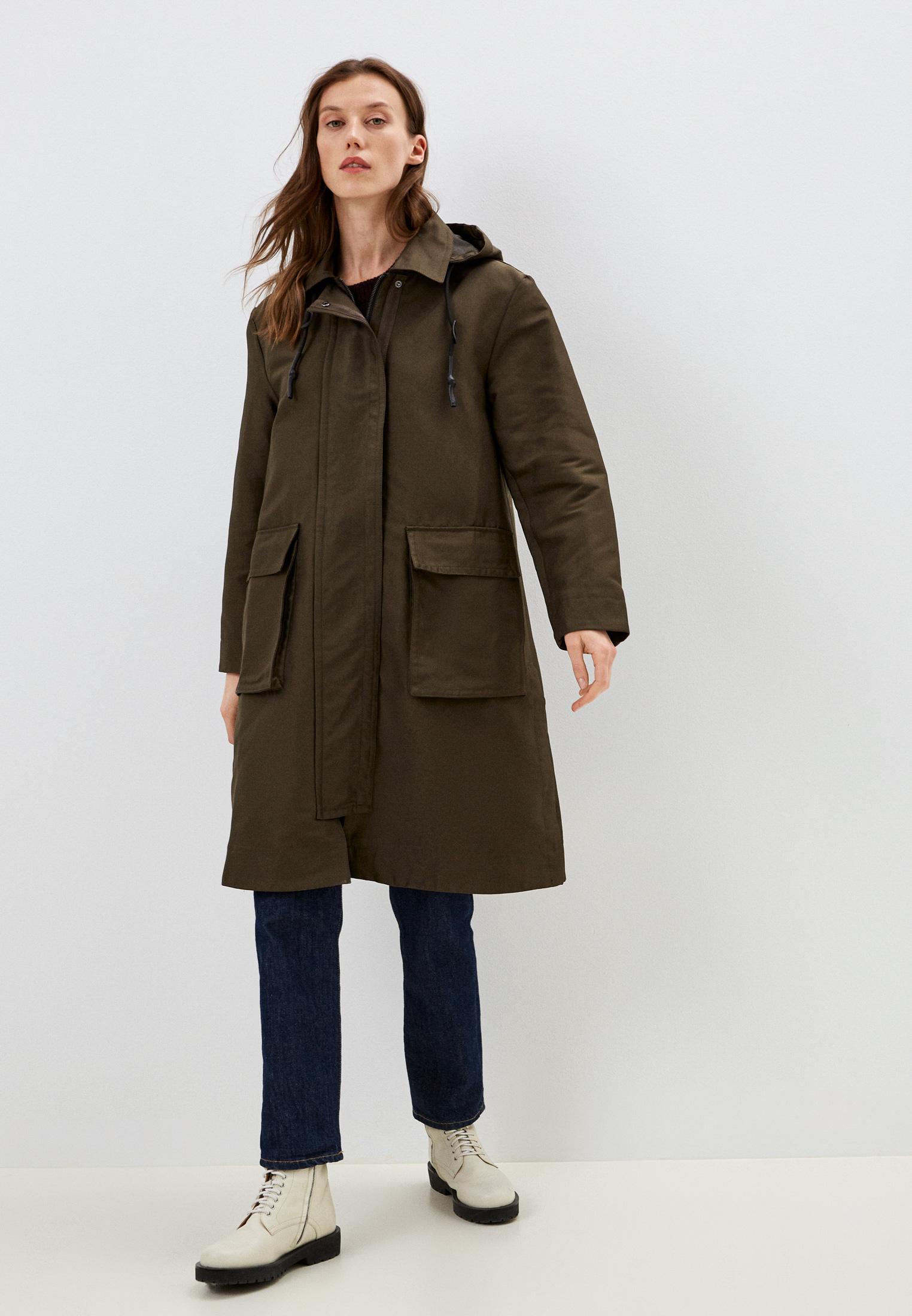 Плащ Gerry Weber, цвет: хаки, MP002XW01VXK — купить в интернет-магазине ...
