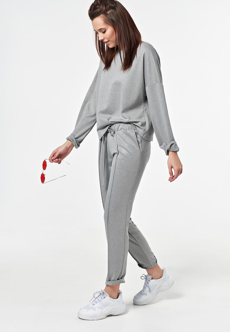 Купить Серый Спортивный Костюм Женский