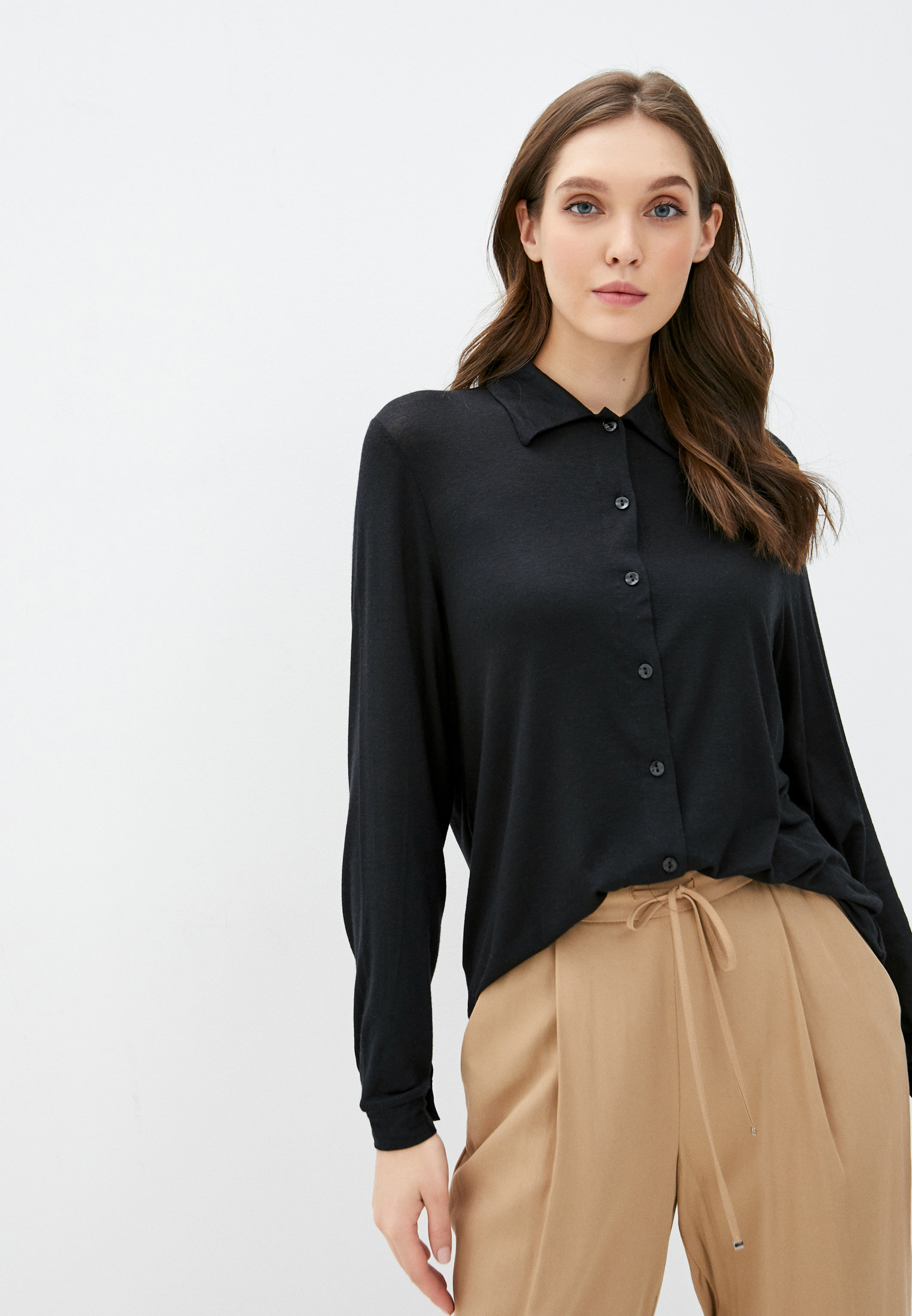 Блуза Intimissimi, цвет: черный, MP002XW02YIM — купить в интернет-магазине Lamoda