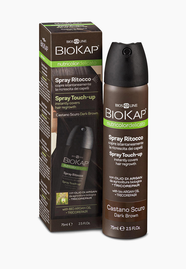 Спрей тонирующий для волос Biokap для закрашивания отросших корней ...