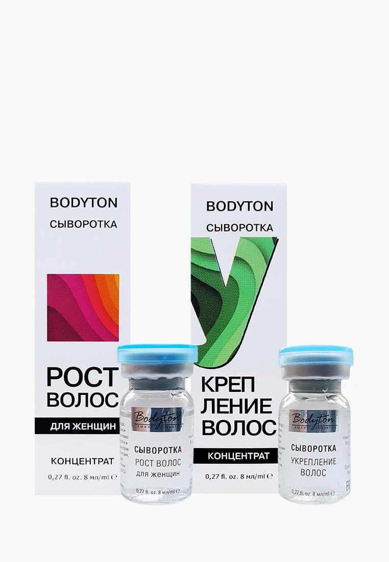 Набор для ухода за волосами Bodyton сыворотки 2*8 мл для укрепления и ...