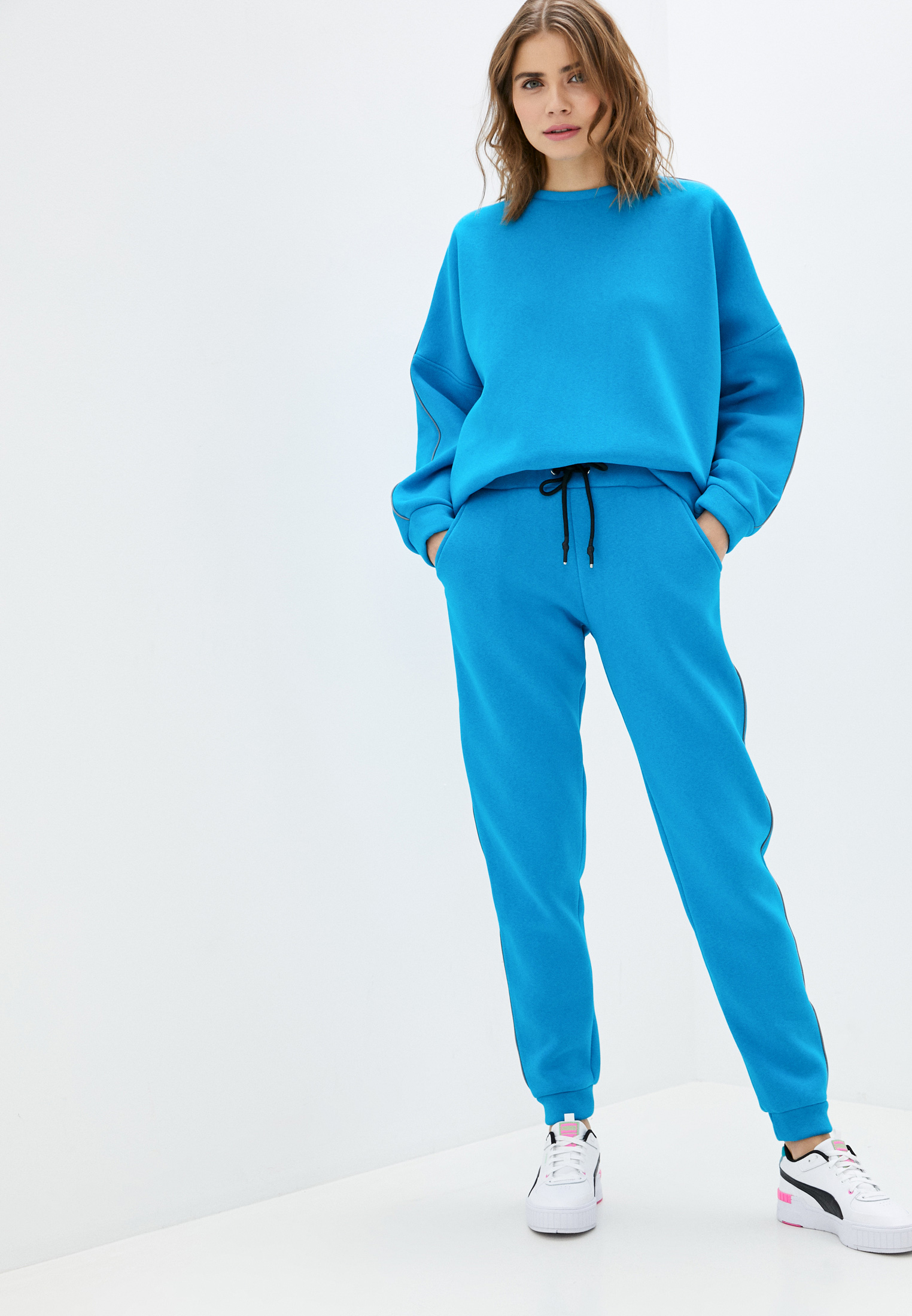 Купить Спортивный Костюм Синий Женский