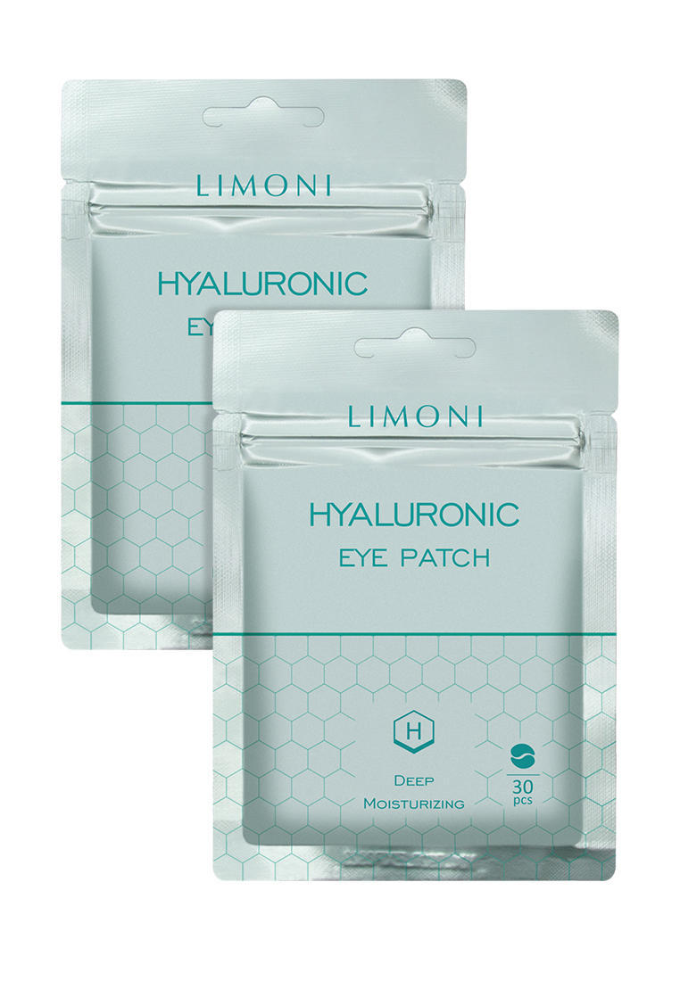 Патчи для глаз Limoni Hyaluronic, тканевые патчи с гиалуроновой ...