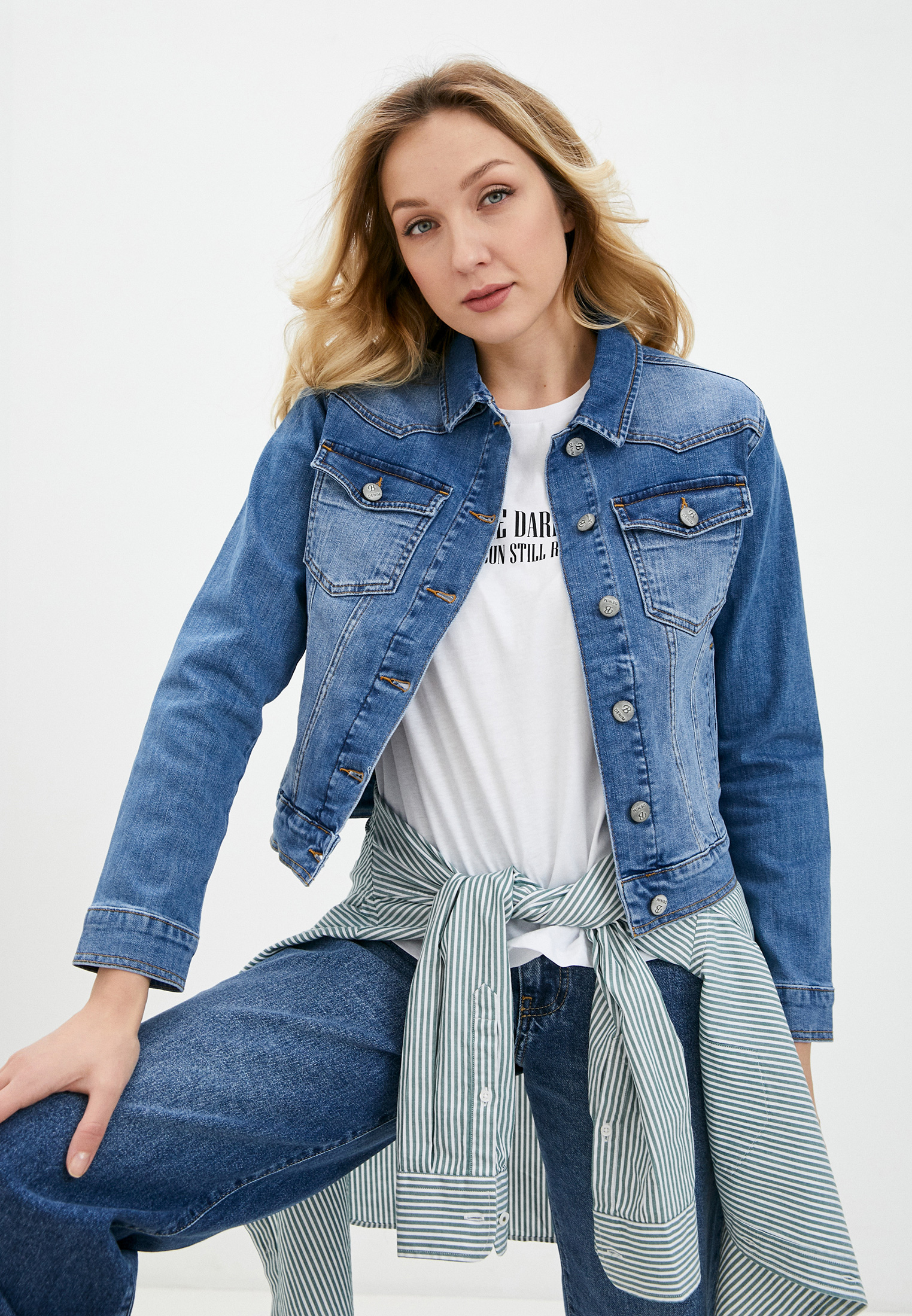 Джинсовая куртка женская Ozon