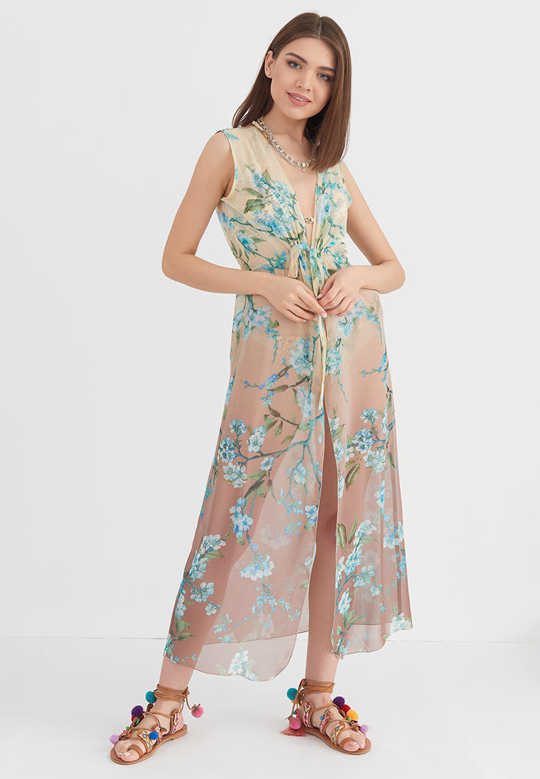 Туника пляжная Donatello Viorano Акапулько, цвет: бежевый, MP002XW0720I ...