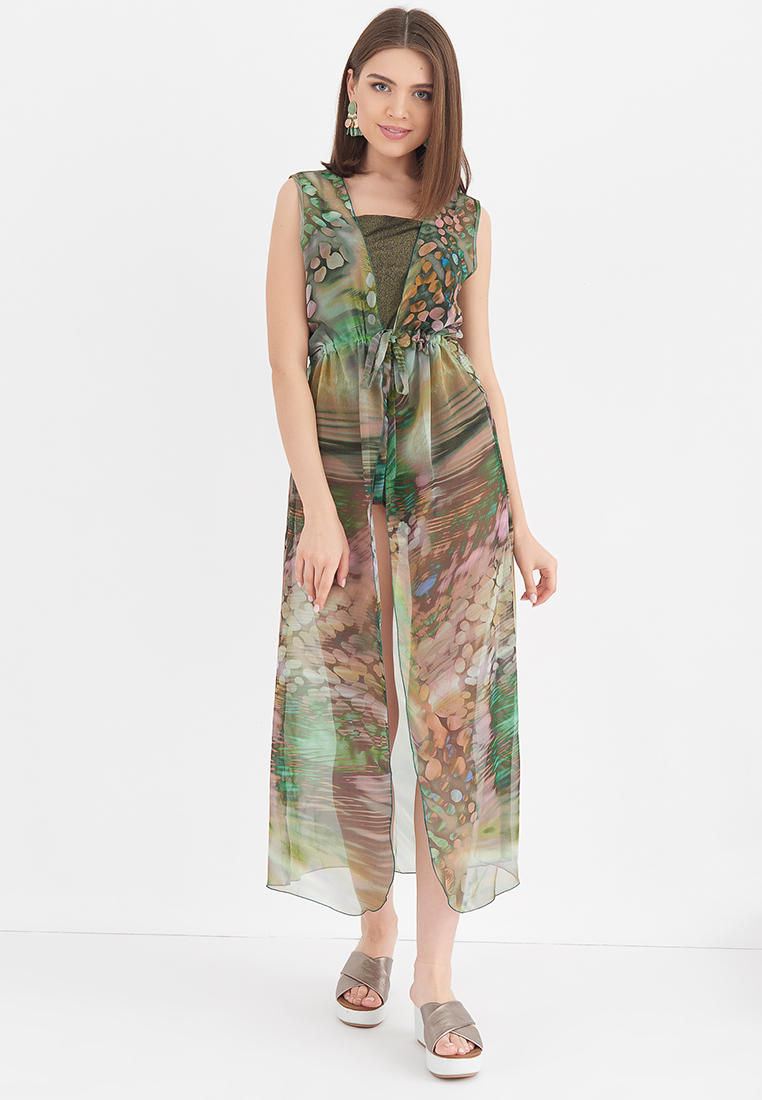 Туника пляжная Donatello Viorano Акапулько, цвет: зеленый, MP002XW0721G ...