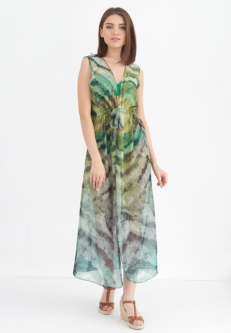 Туника пляжная Donatello Viorano Акапулько, цвет: зеленый, MP002XW0721I ...