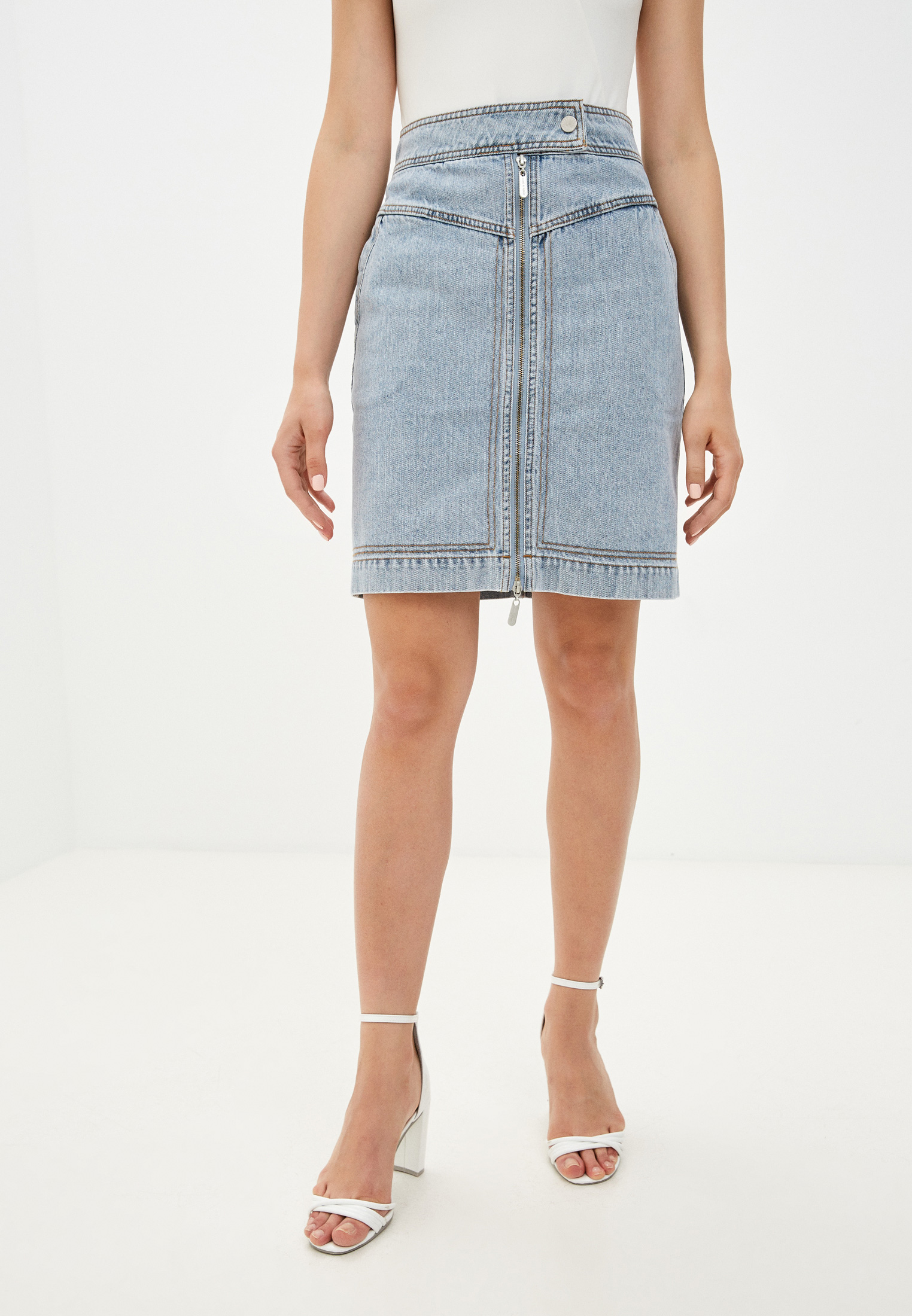 Джинсовая юбка женская Ozon