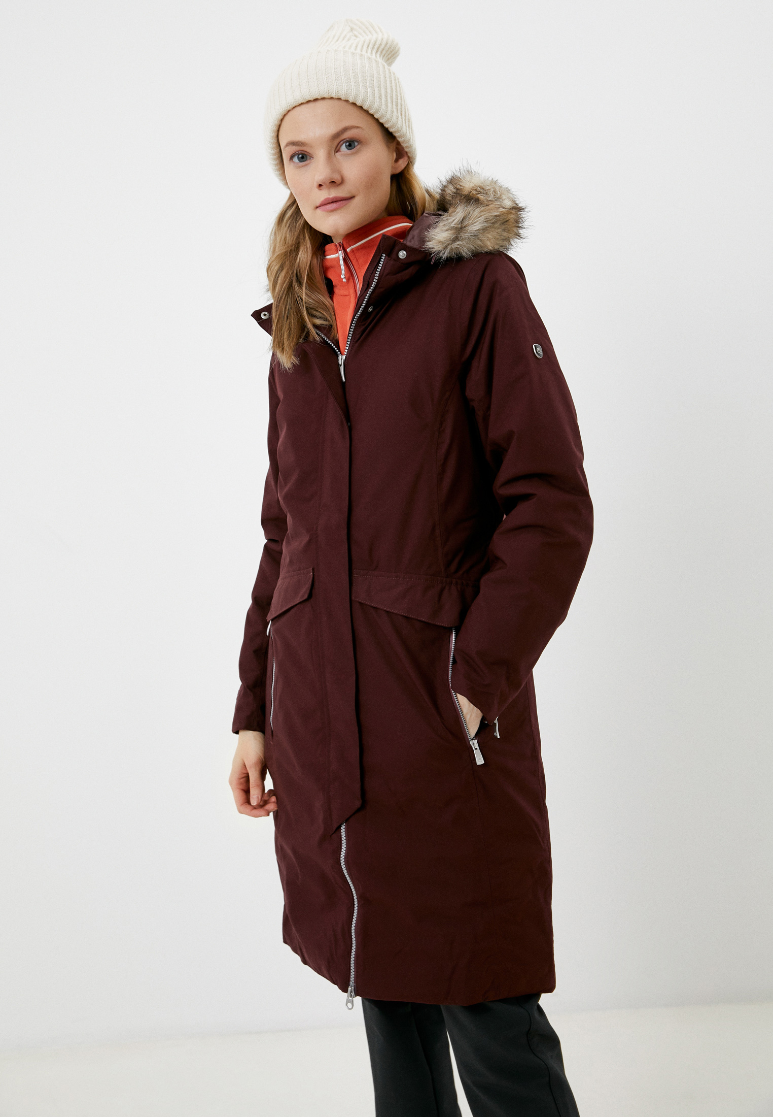 Парка Craghoppers Suona Jacket, цвет бордовый, MP002XW08APJ — купить в