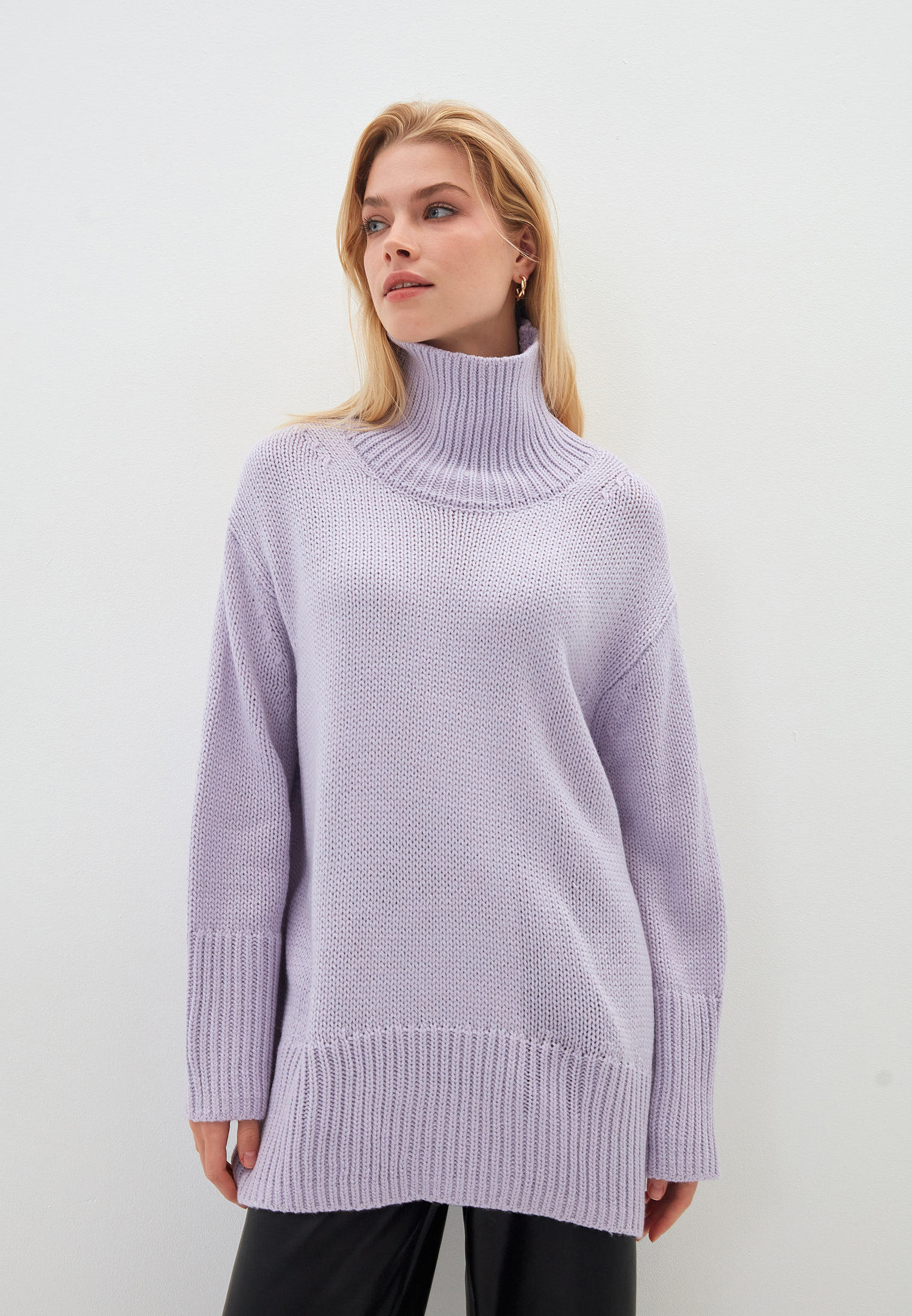 Фиолетовый Свитер Женский Купить