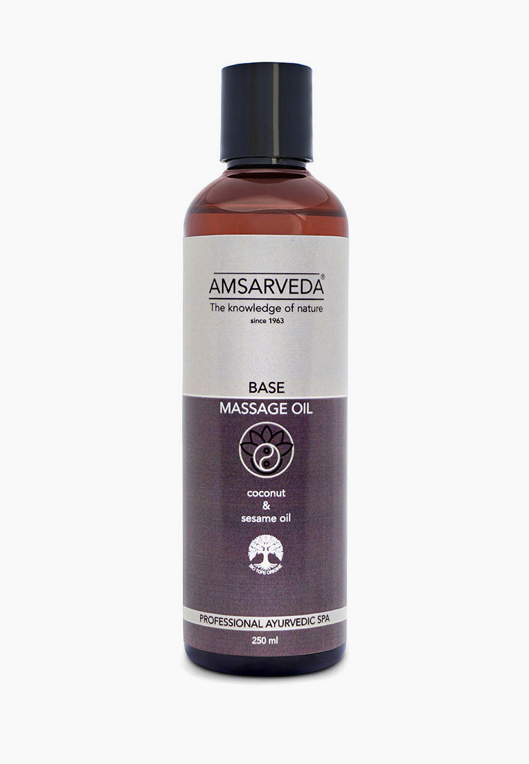Масло массажное Amsarveda базовое натуральное Base Massage Oil, 250 мл ...