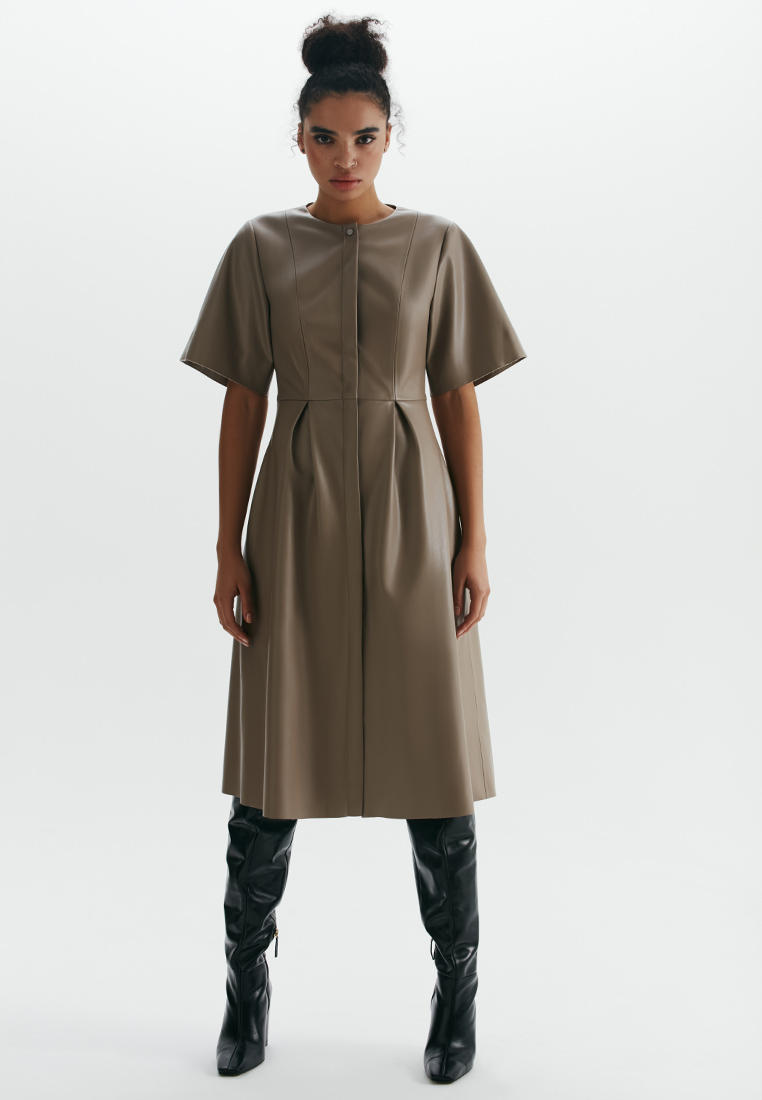 Платье Love Republic, цвет: коричневый, MP002XW0AJ8Q — купить в интернет-магазине Lamoda