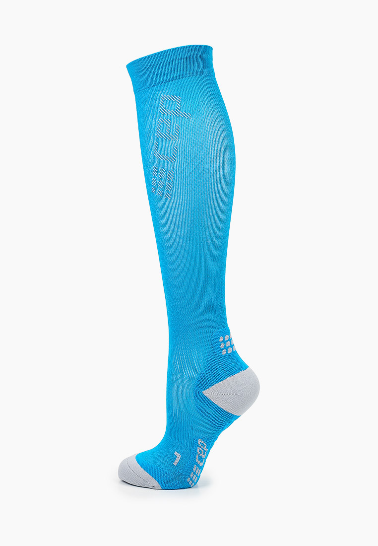 Компрессионные гольфы Cep Compression Knee Socks, цвет: голубой ...