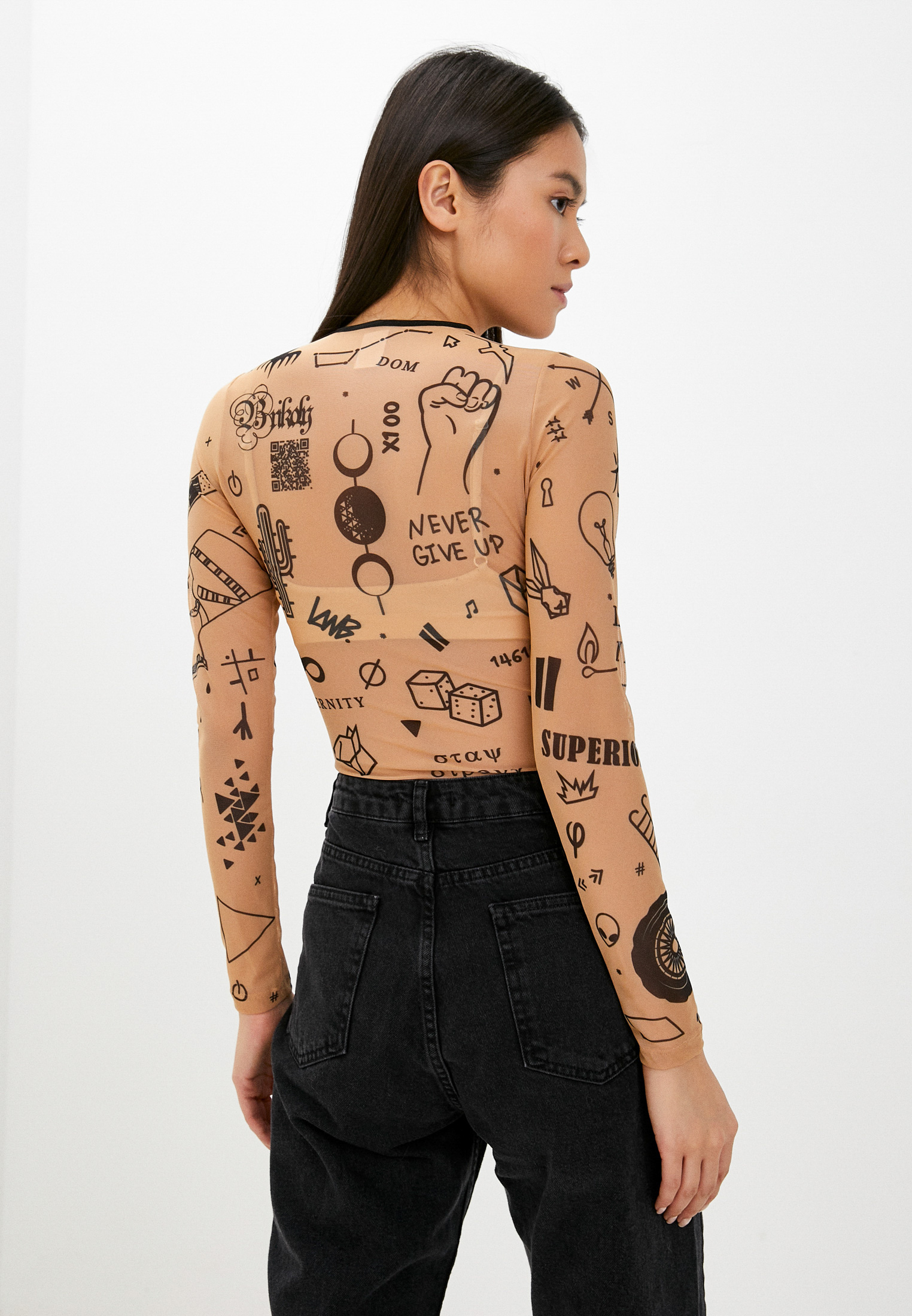 Brikoly. Brikoly. Brikoly. Водолазка с татуировками. Brikoly.