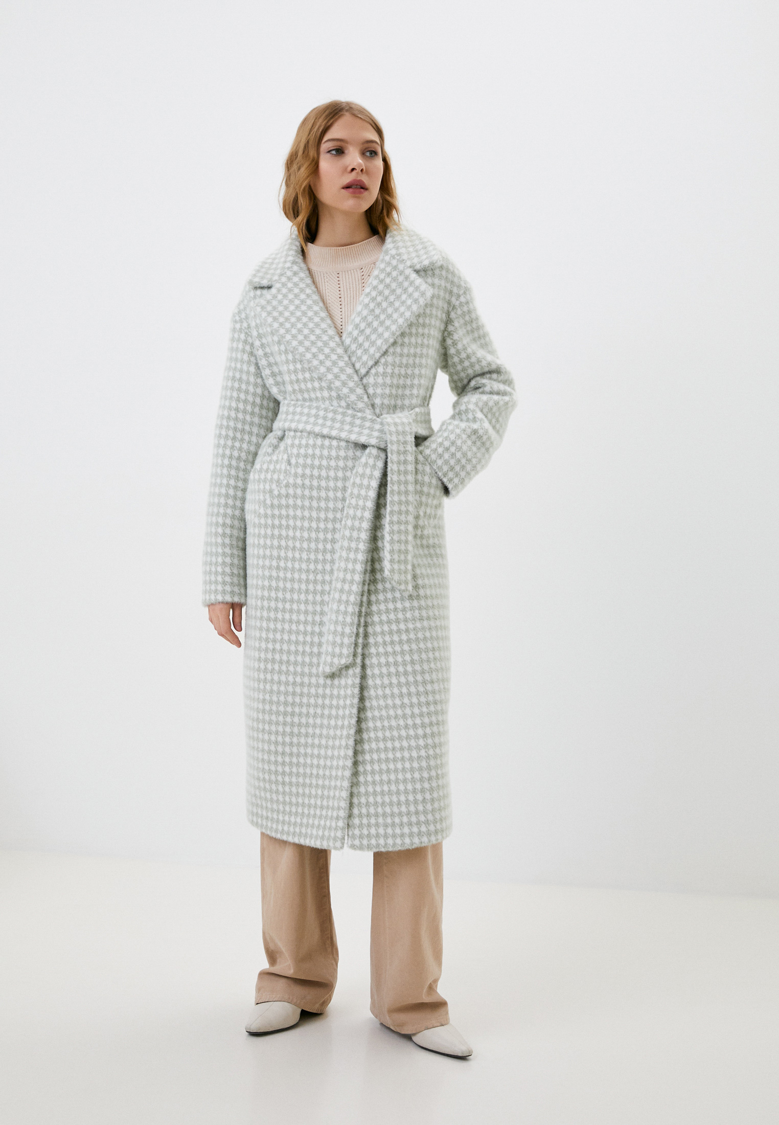 Пальто Louren Wilton, цвет зеленый, MP002XW0BCV1 — купить в интернет